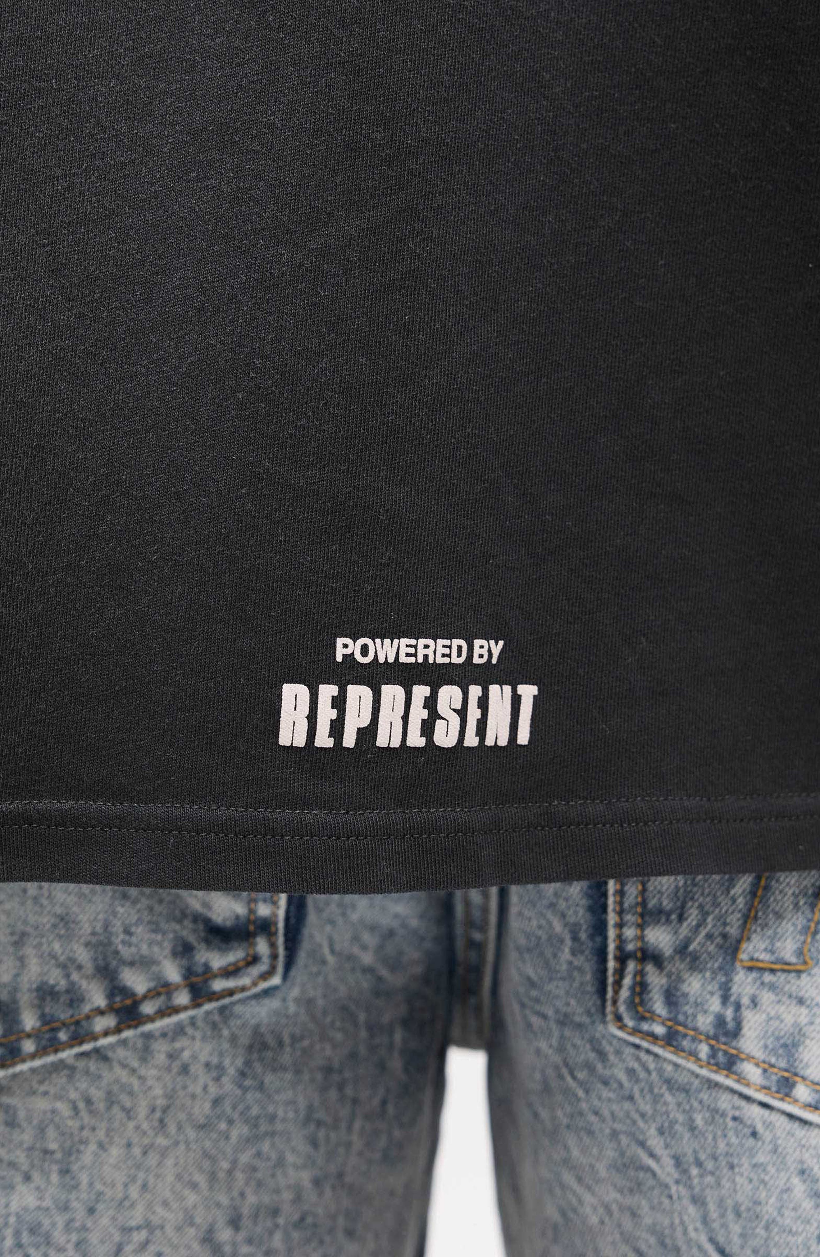 Represent World Championship Graphic T-Shirt in Stained Black at Nordstrom - 5