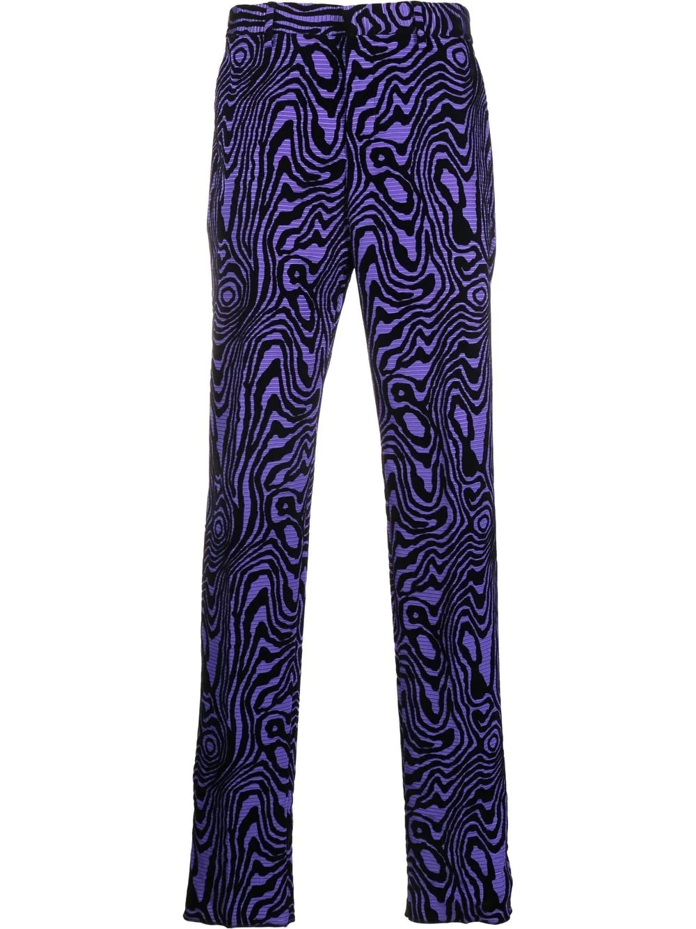 graphic-print trousers - 1