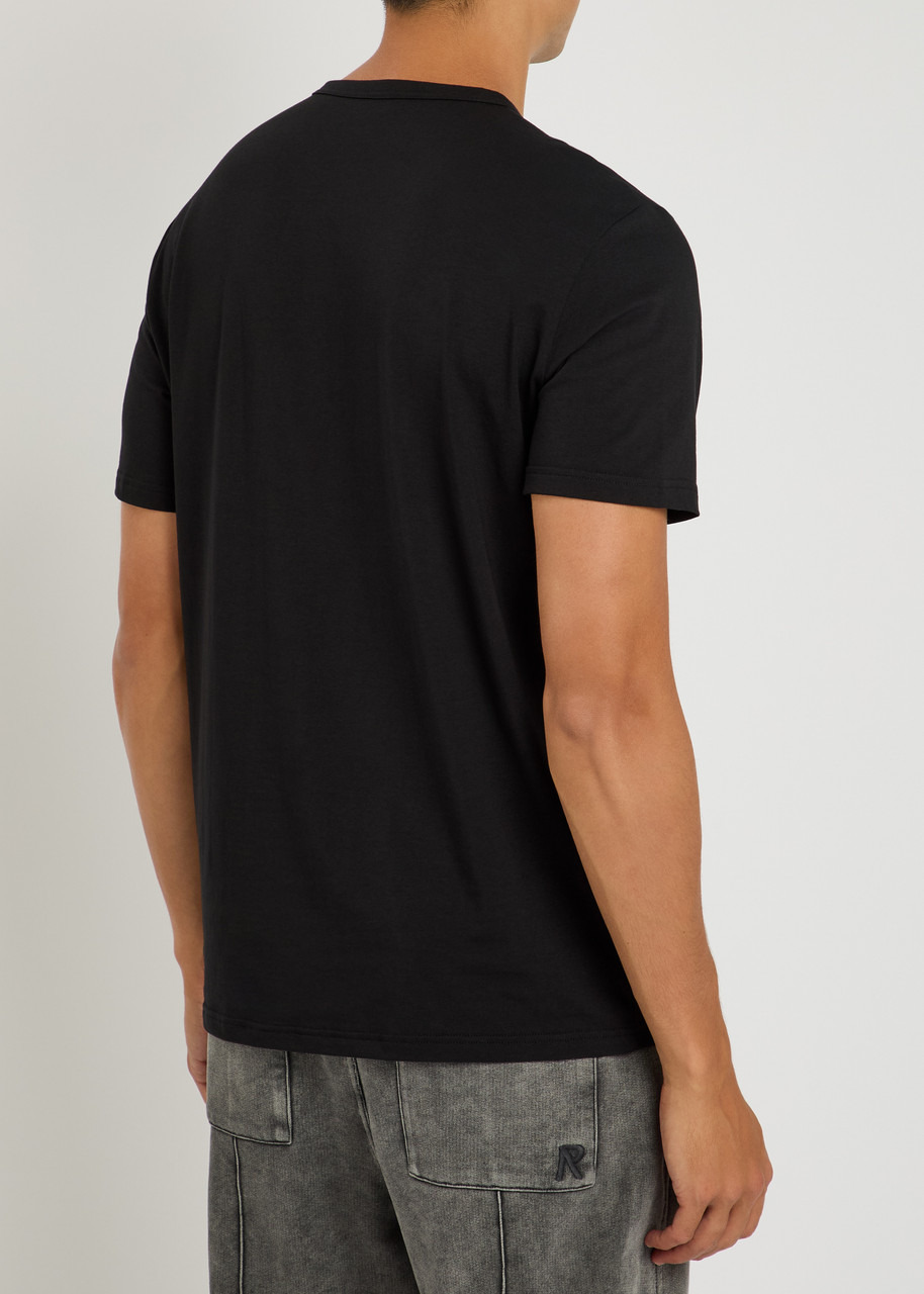 Emporio Armani Logo Stretch-cotton T-shirt - 3