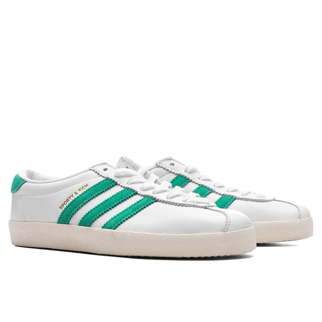 ADIDAS X SPORTY & RICH WOMEN'S BLANC - CLOUD WHITE/OFF WHITE/COURT GREEN - 2