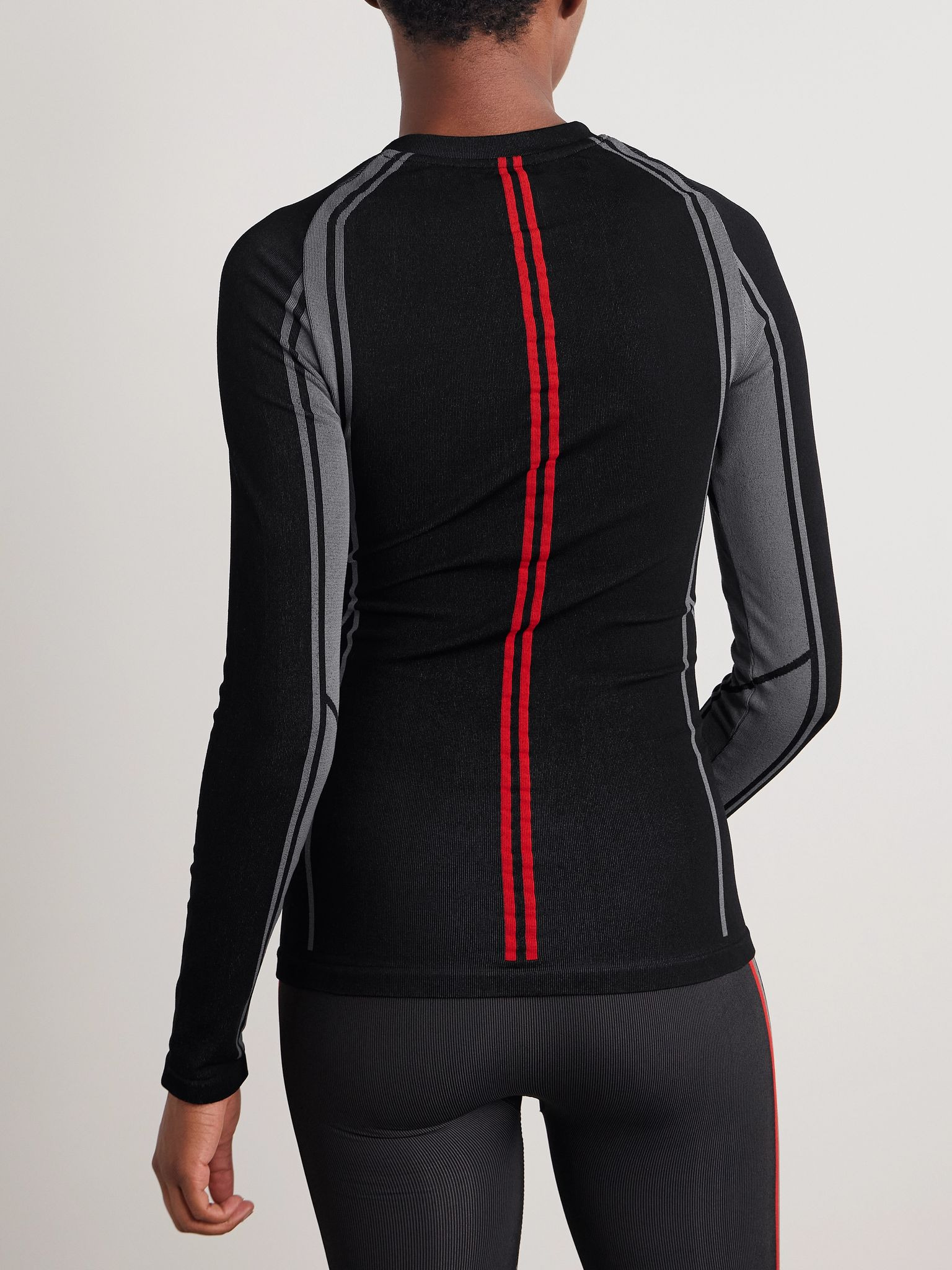 Stretch-knit base layer Black - 3