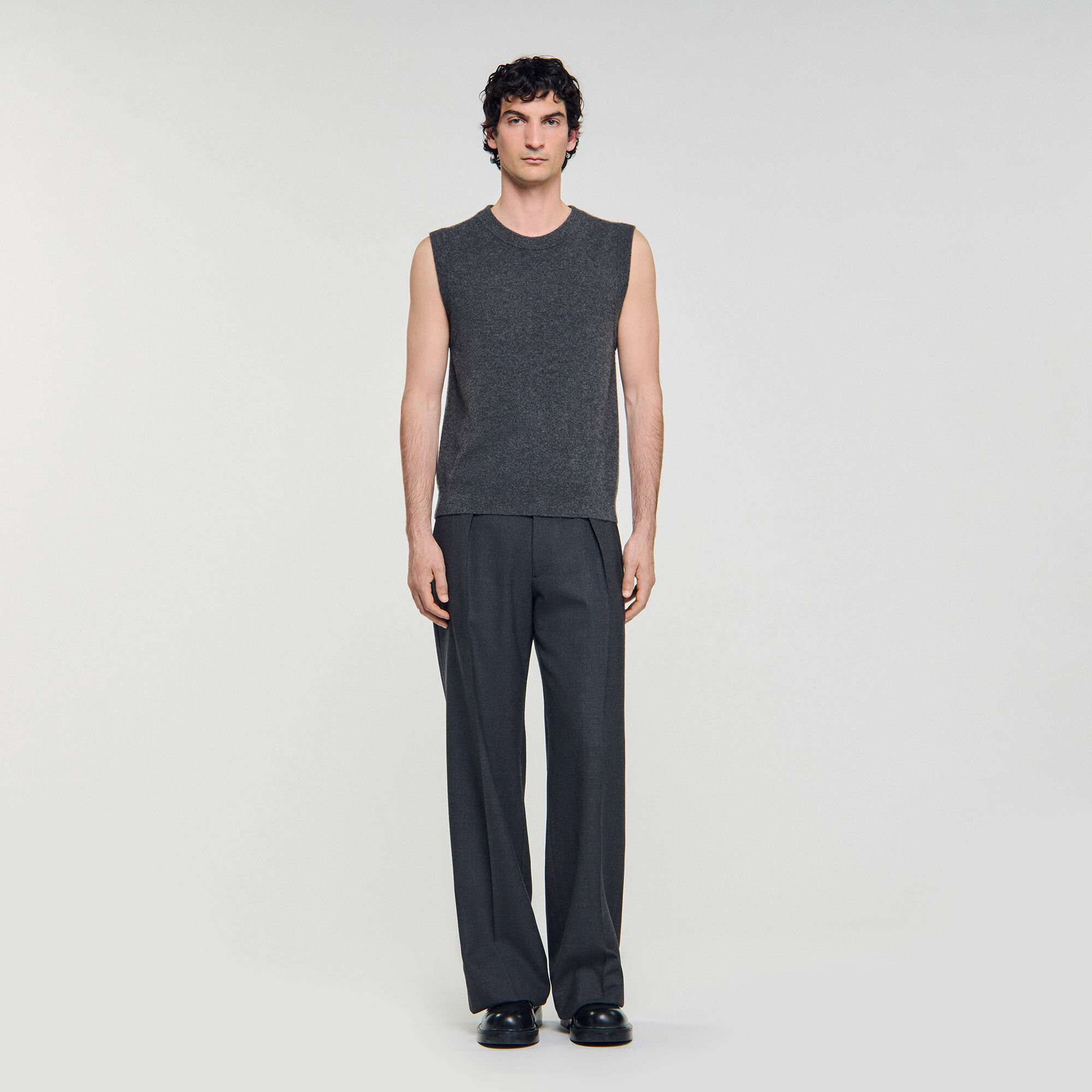 CASHMERE VEST TOP - 2