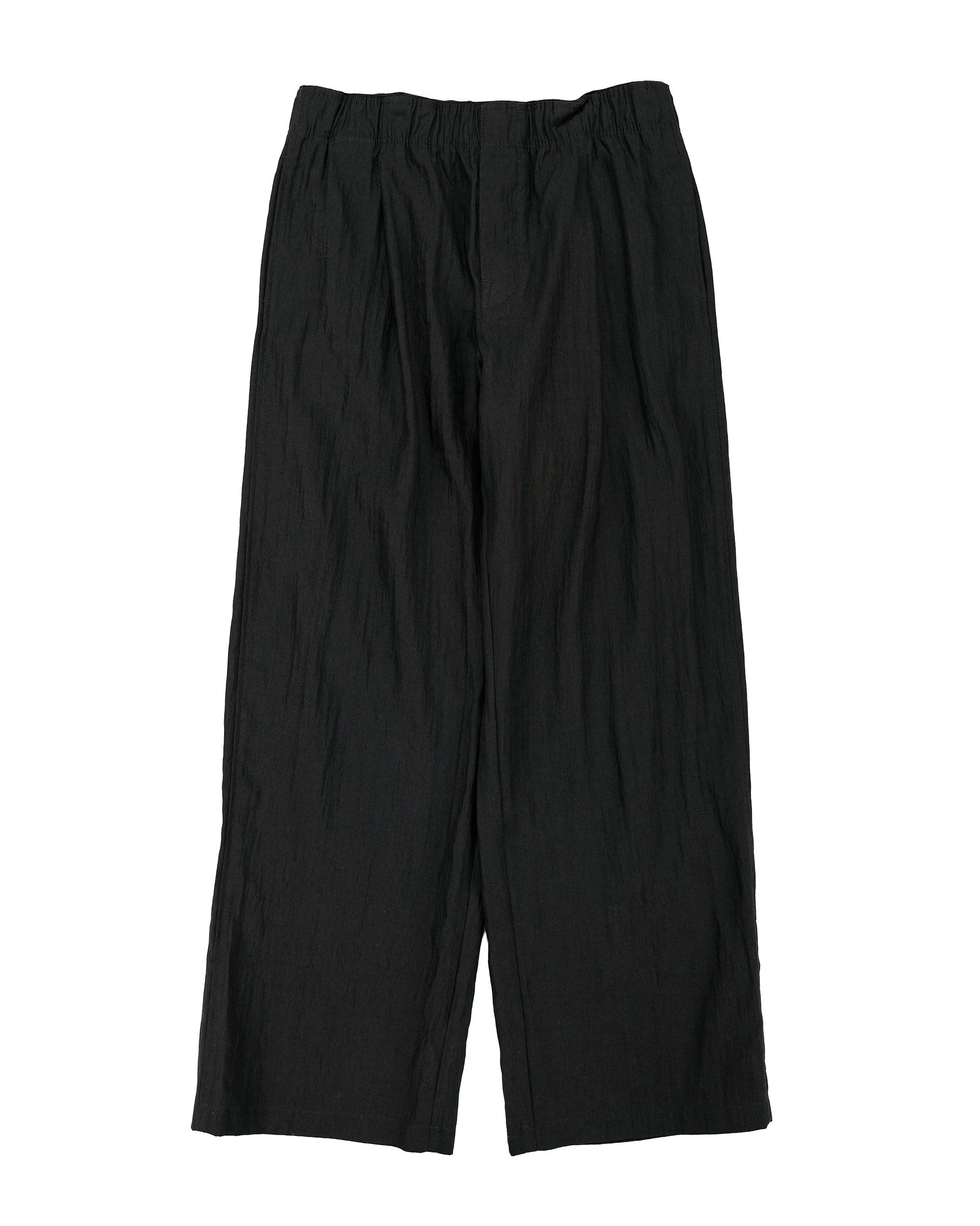 Leisure Trouser Soot Black Techflax - 1