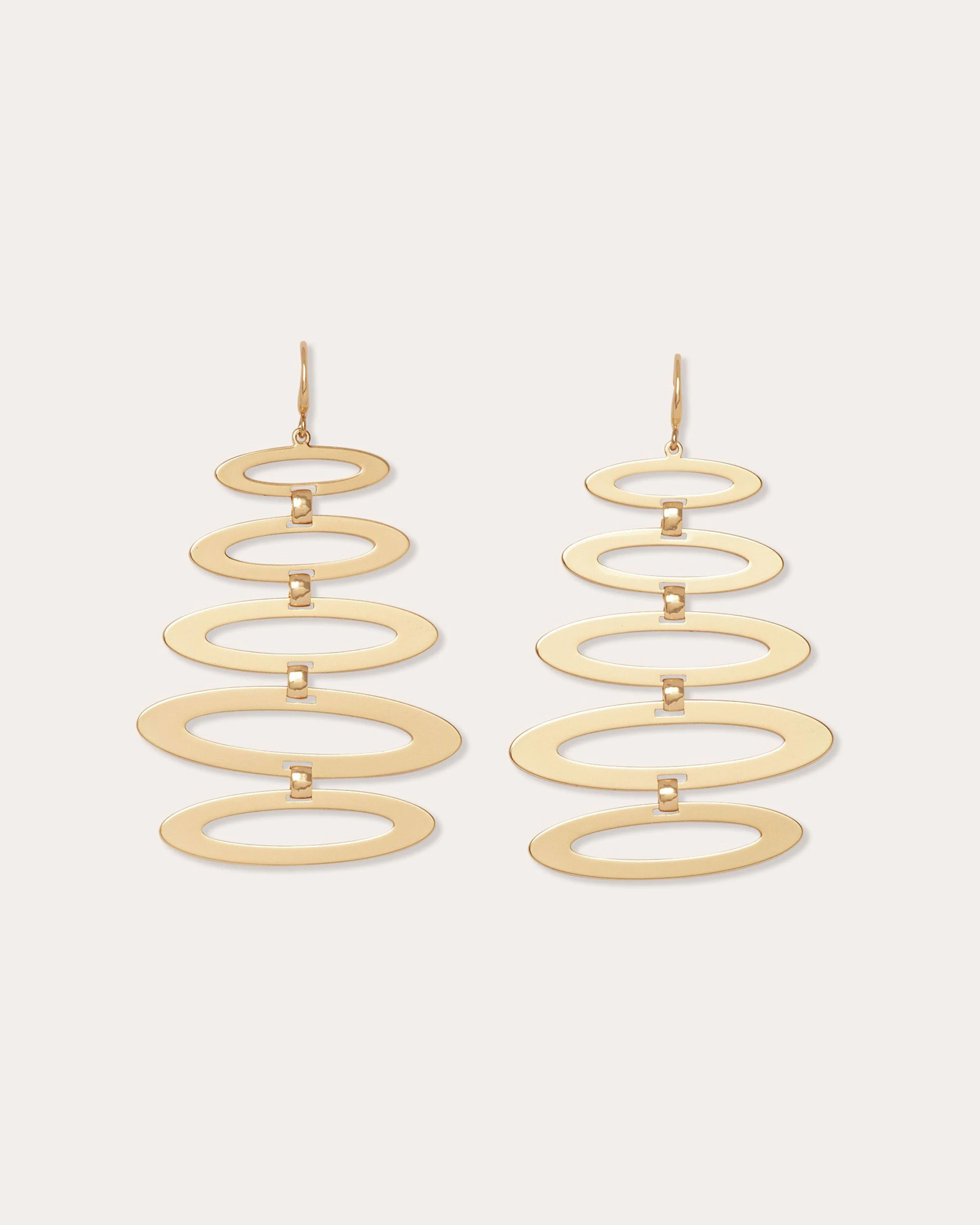 Jazmine Oval Earrings - 1