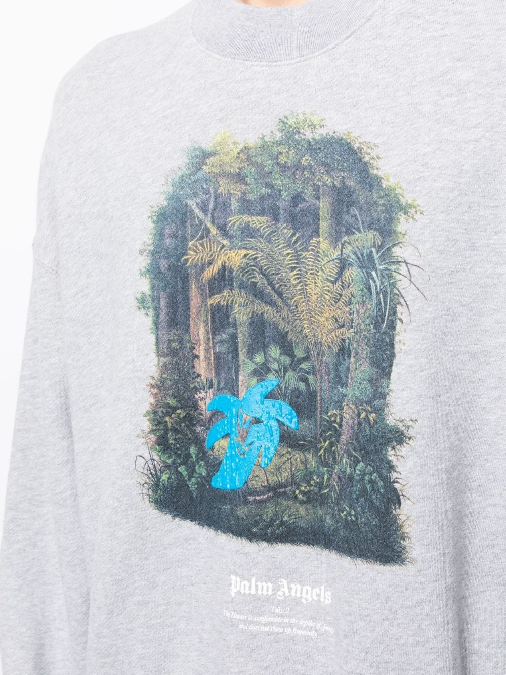 graphic-print cotton sweatshirt - 5