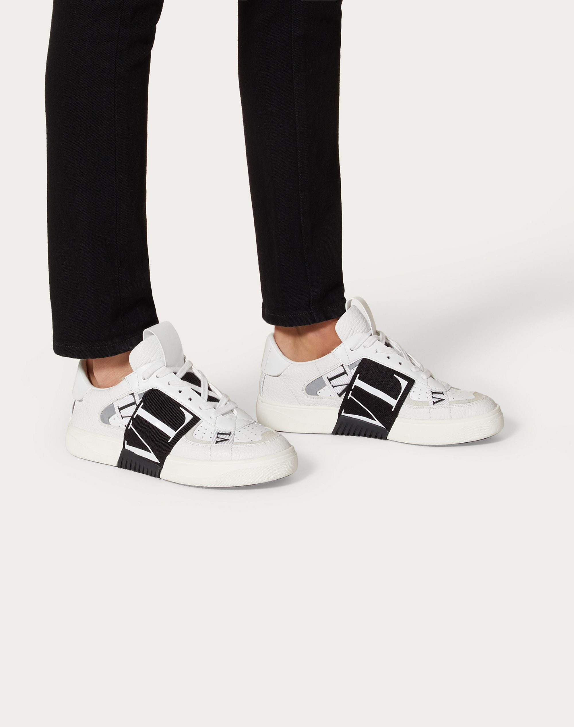 VL7N Sneaker in Banded Calfskin Leather - 6