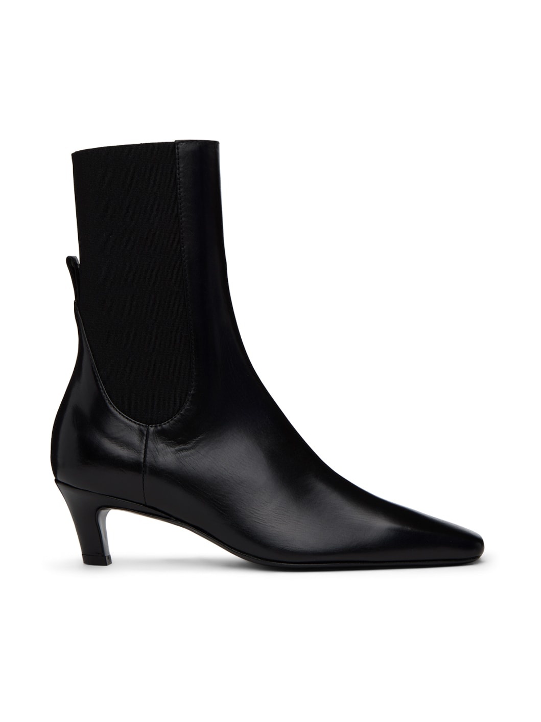 Black 'The Mid Heel' Boots - 1