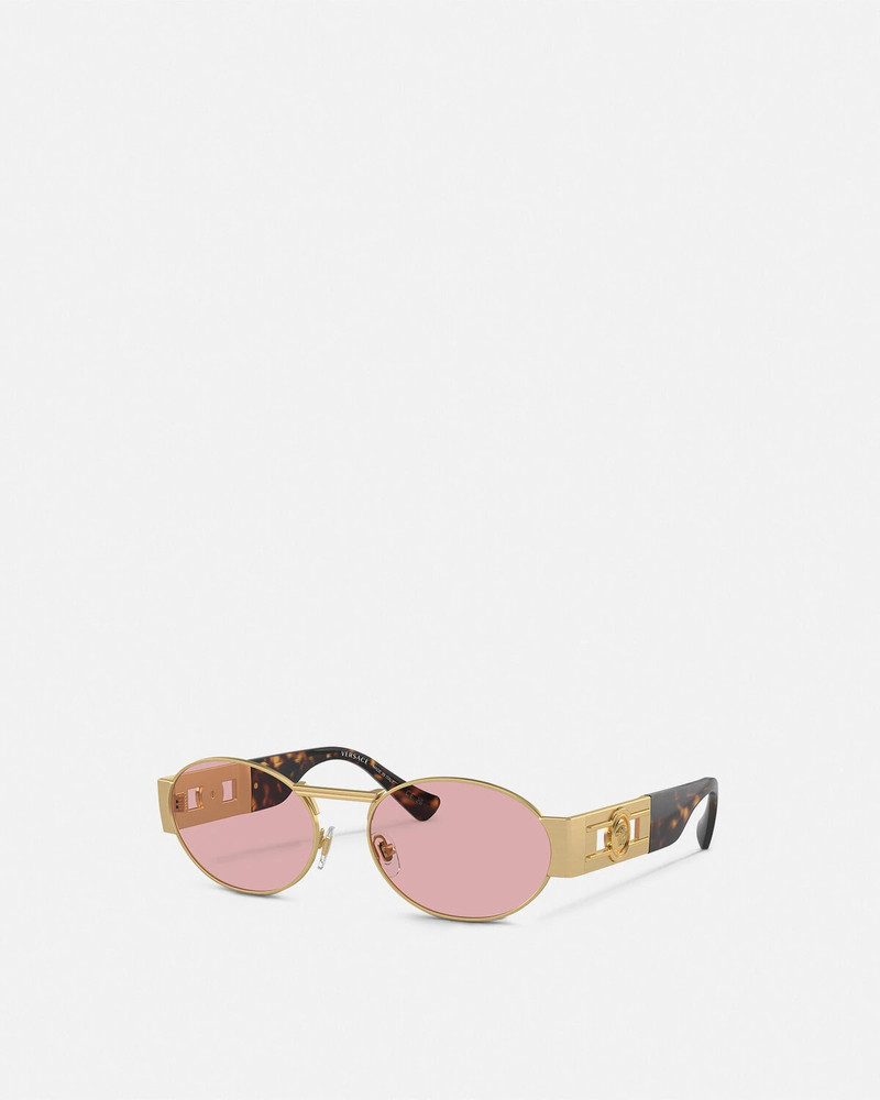 Medusa Deco Oval Sunglasses - 1