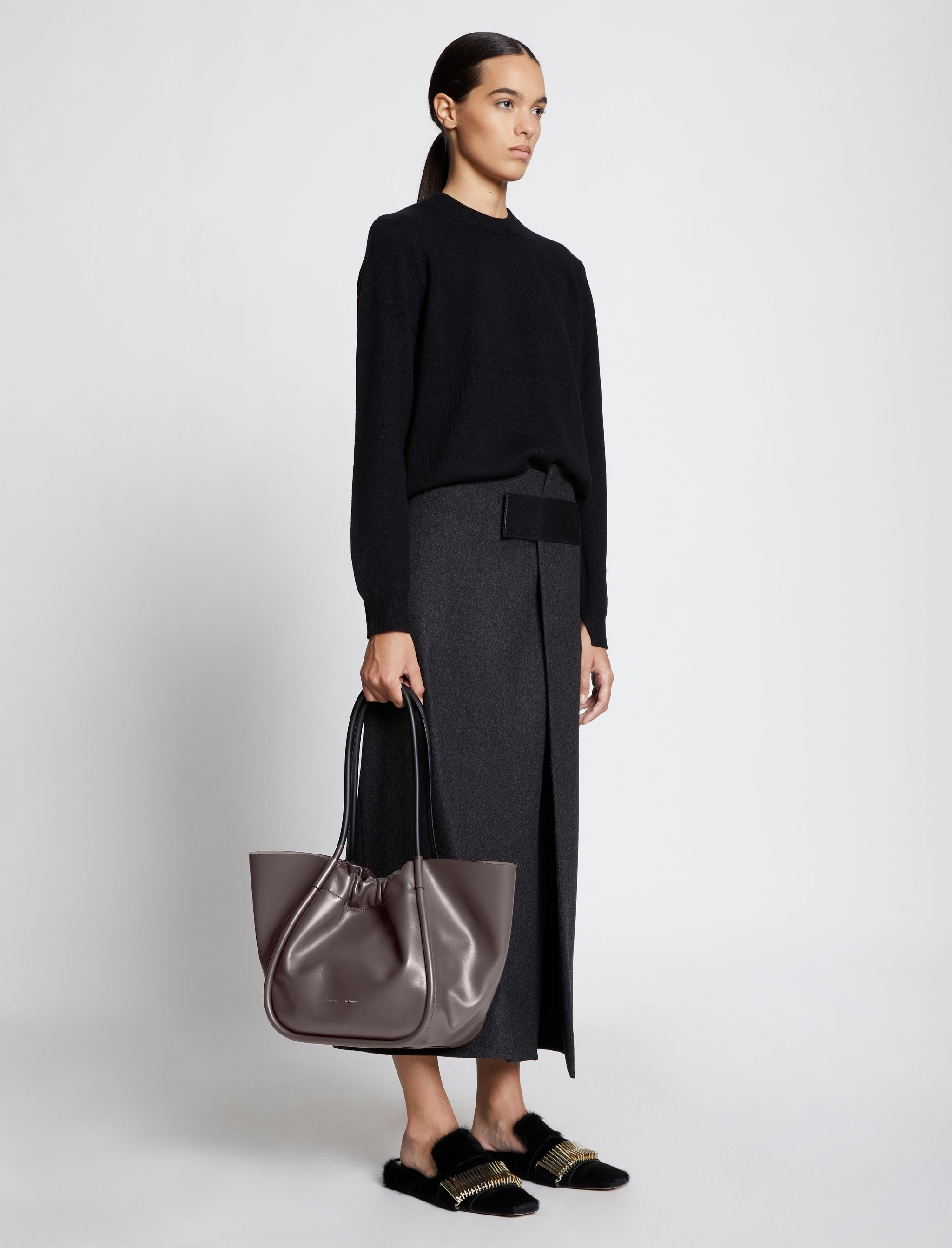 Large Ruched Tote - 3