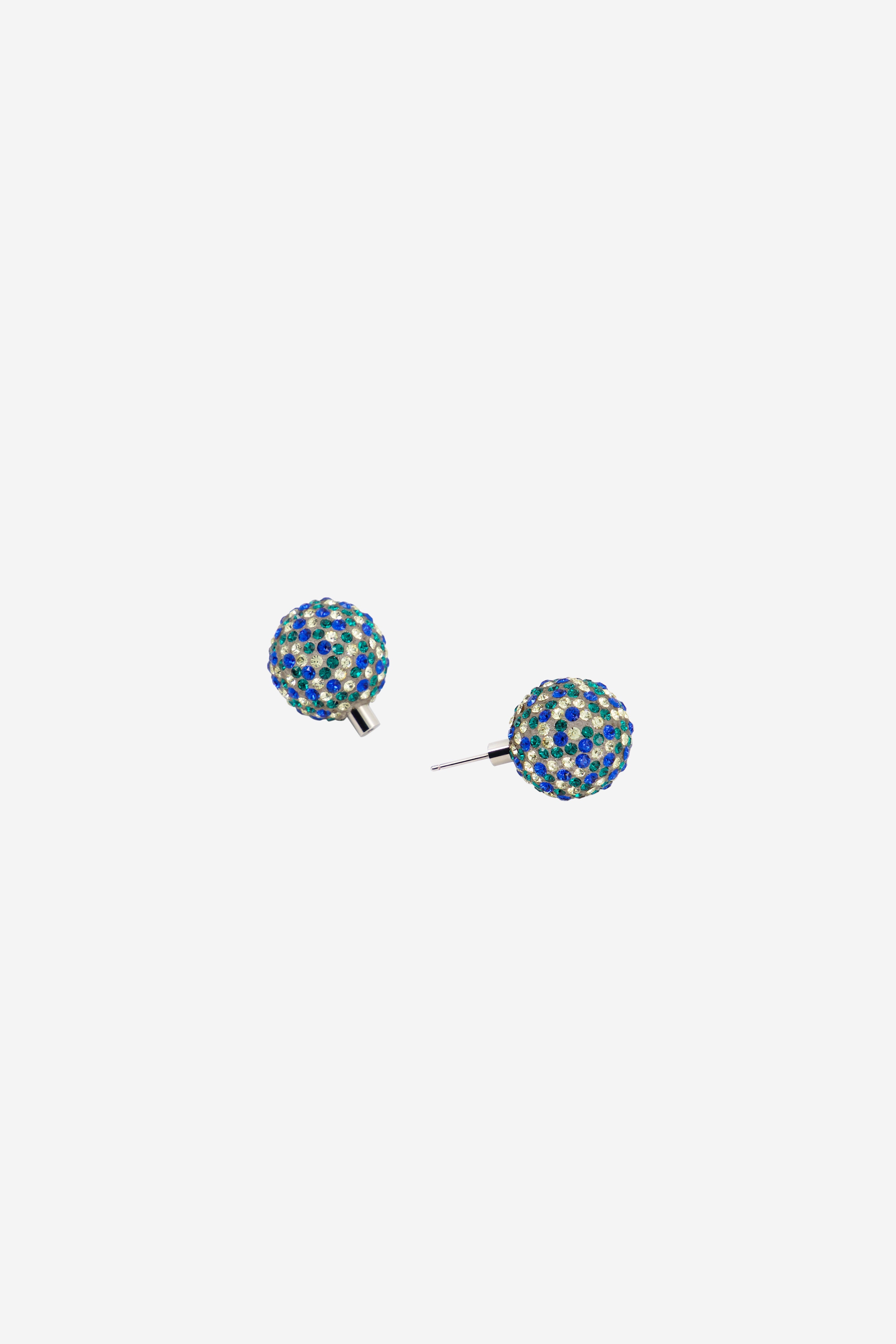 Crystal-Embellished Xl Atom Earring - 1