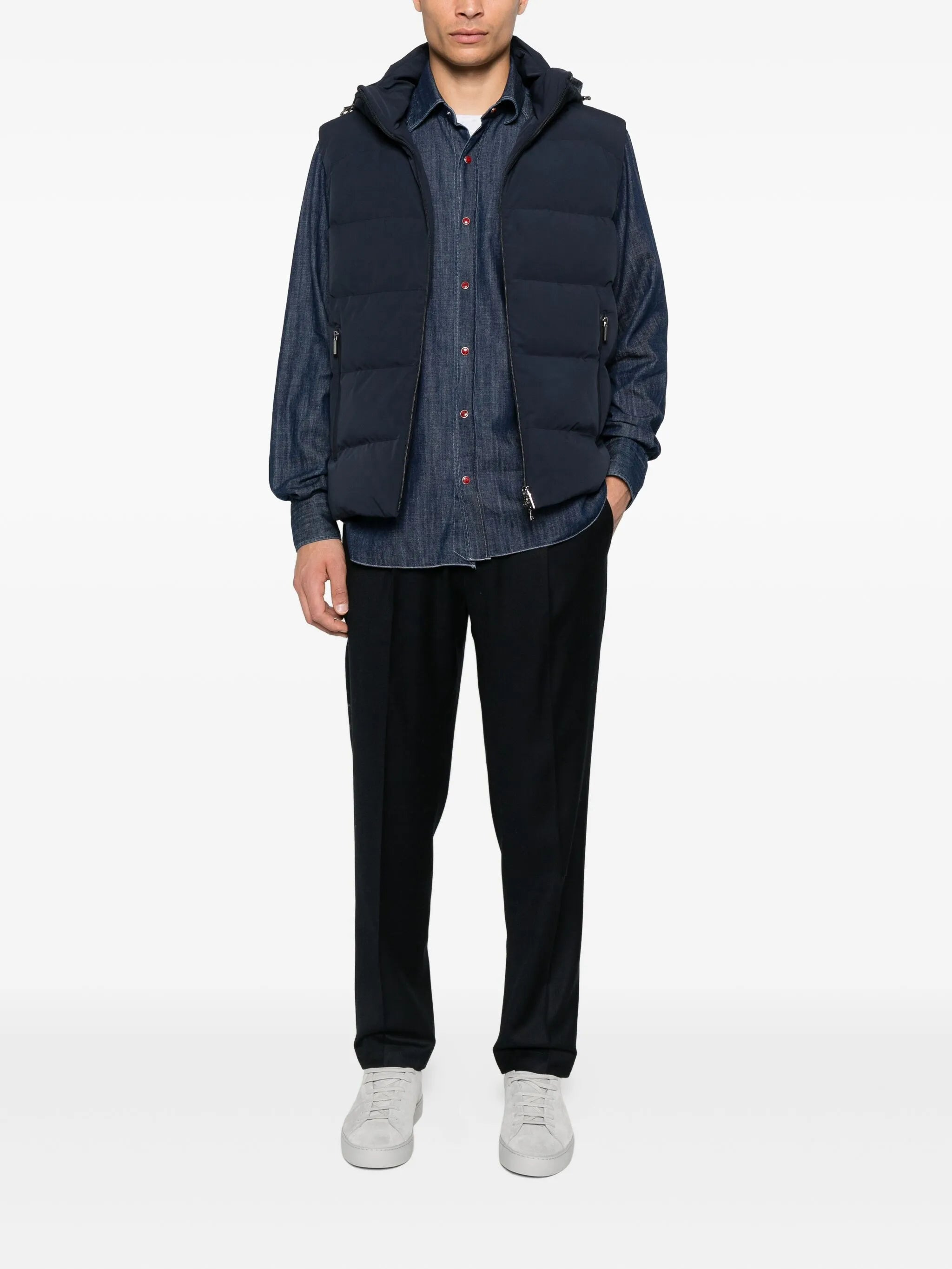 Paul & Shark Hooded Quilted Vest - 3