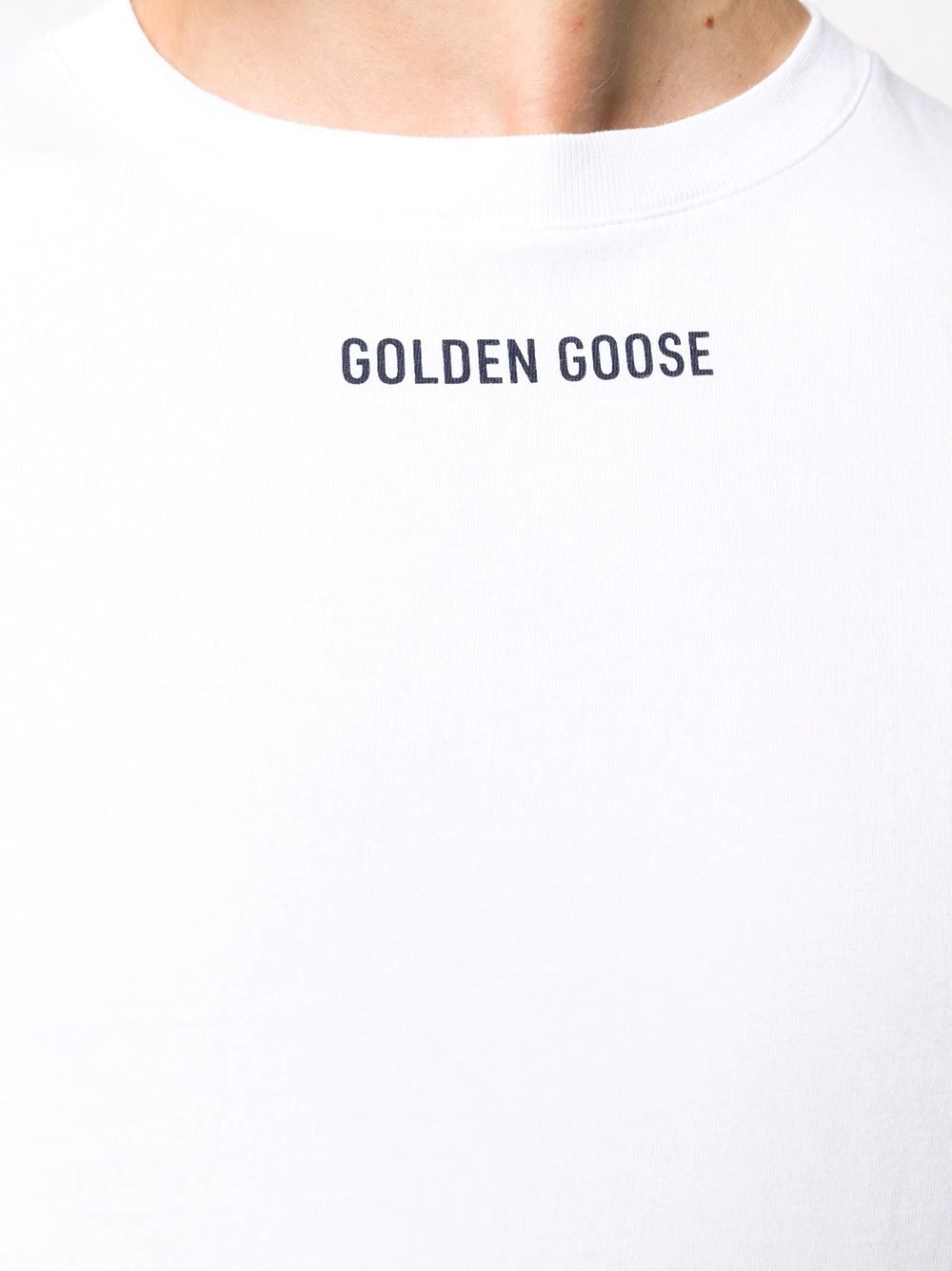 Golden logo stripe T-shirt - 5