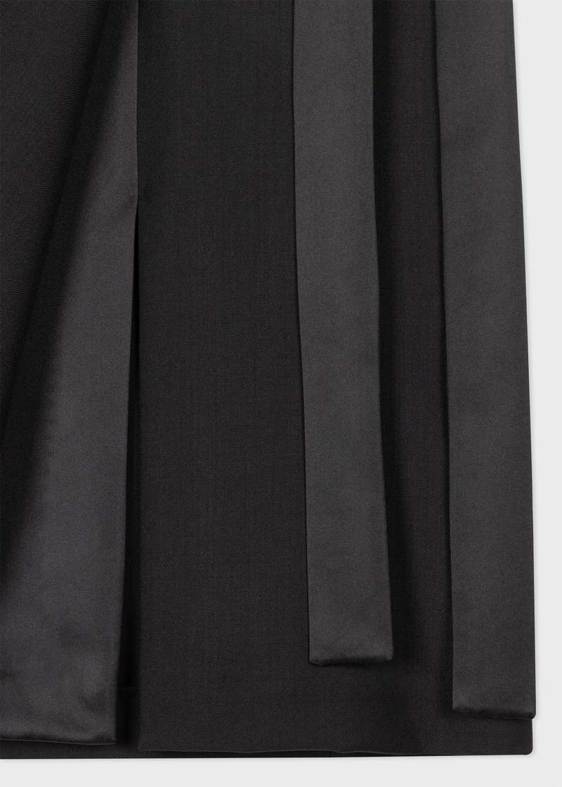 Paul Smith Black Satin Trim Skirt outlook