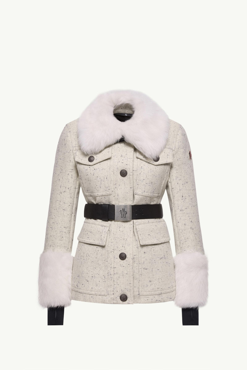 Devez Wool & Shearling-Trimmed Down Field Jacket 1