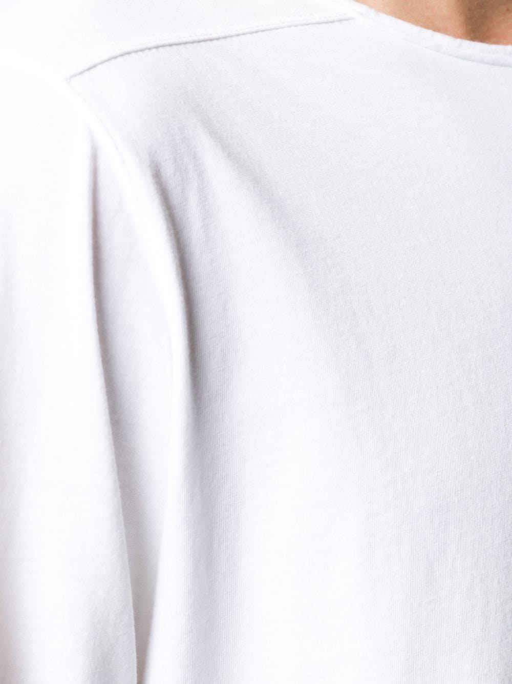 displaced-seam long sleeved T-shirt - 5