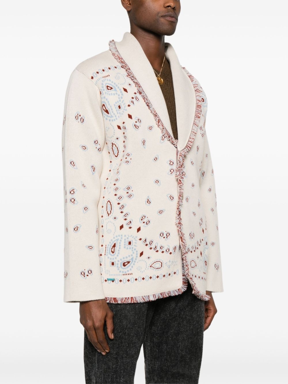 Bandana Jacquard cardigan - 3