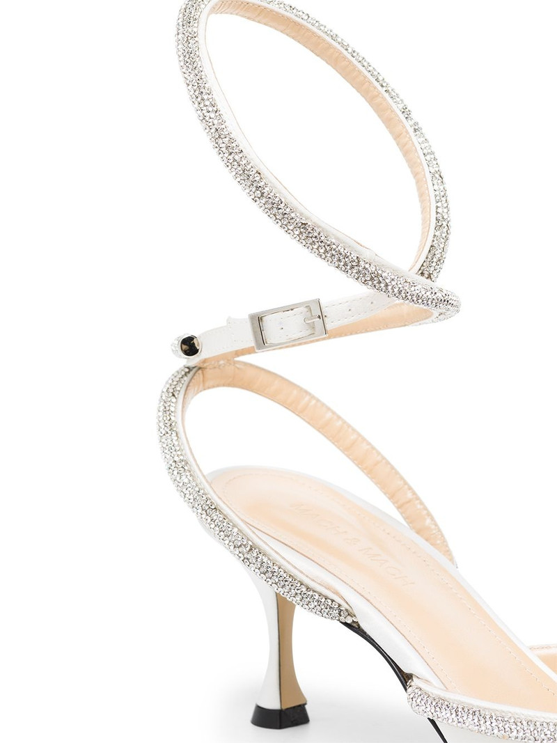 MACH & MACH Double Bow 65mm leather pumps outlook