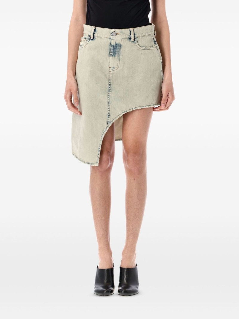 asymmetrical denim skirt 1