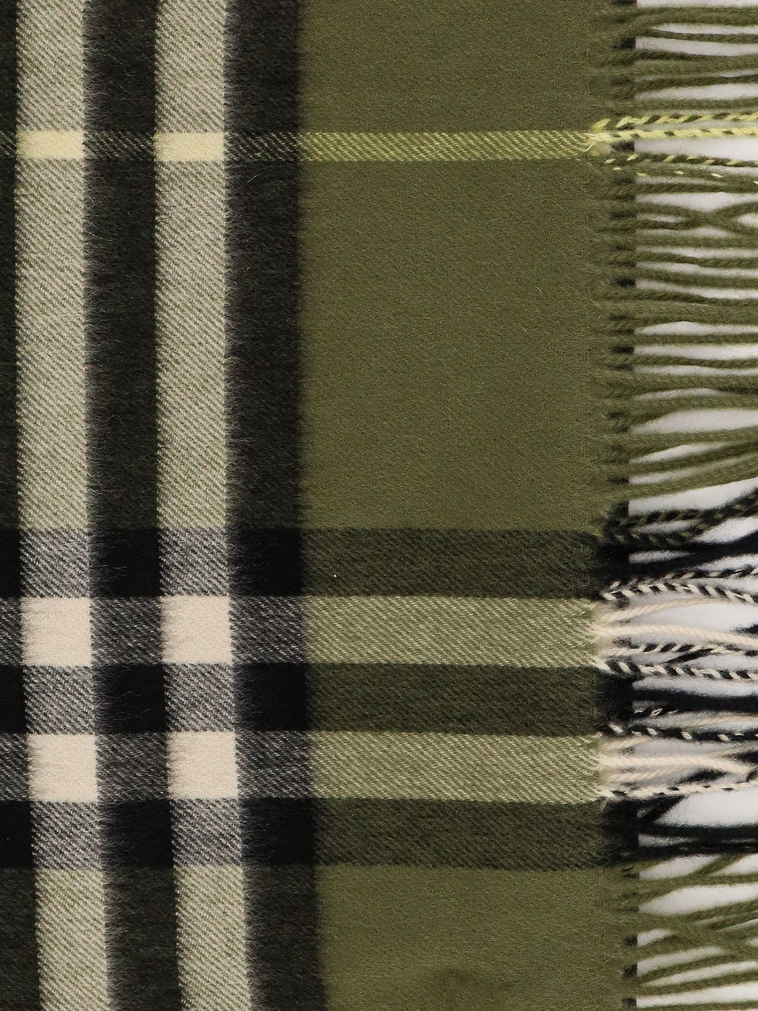 Burberry Men Giant Check Cashmere Scarf - 2