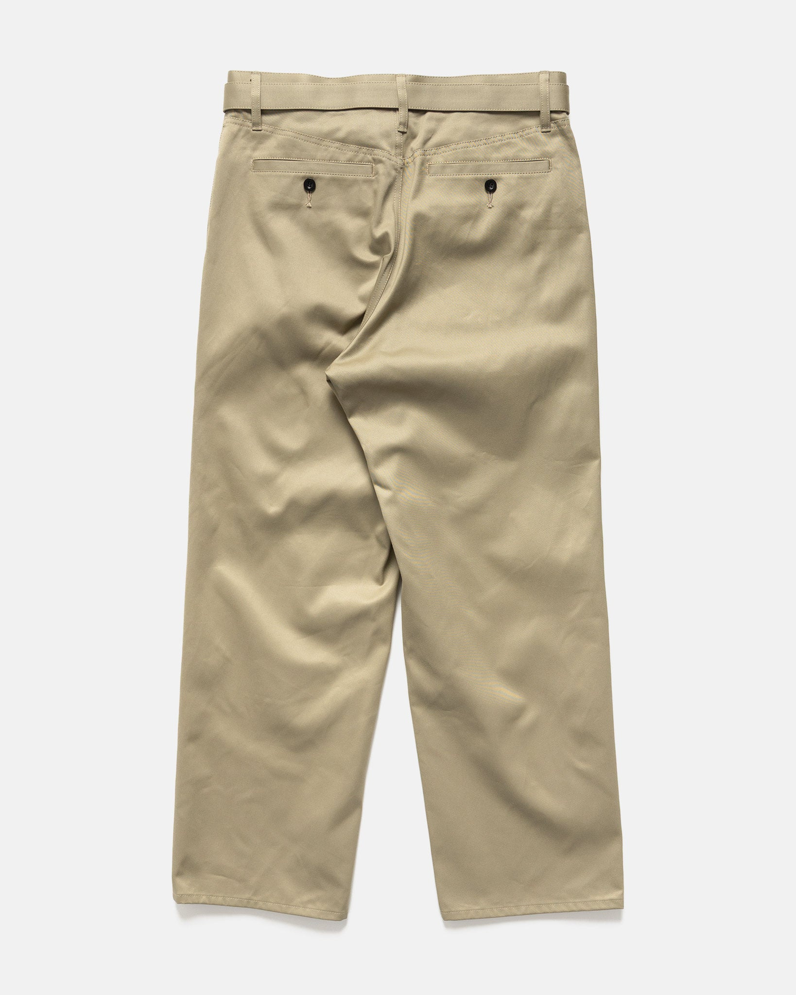 Cotton Chino Pants Beige - 5