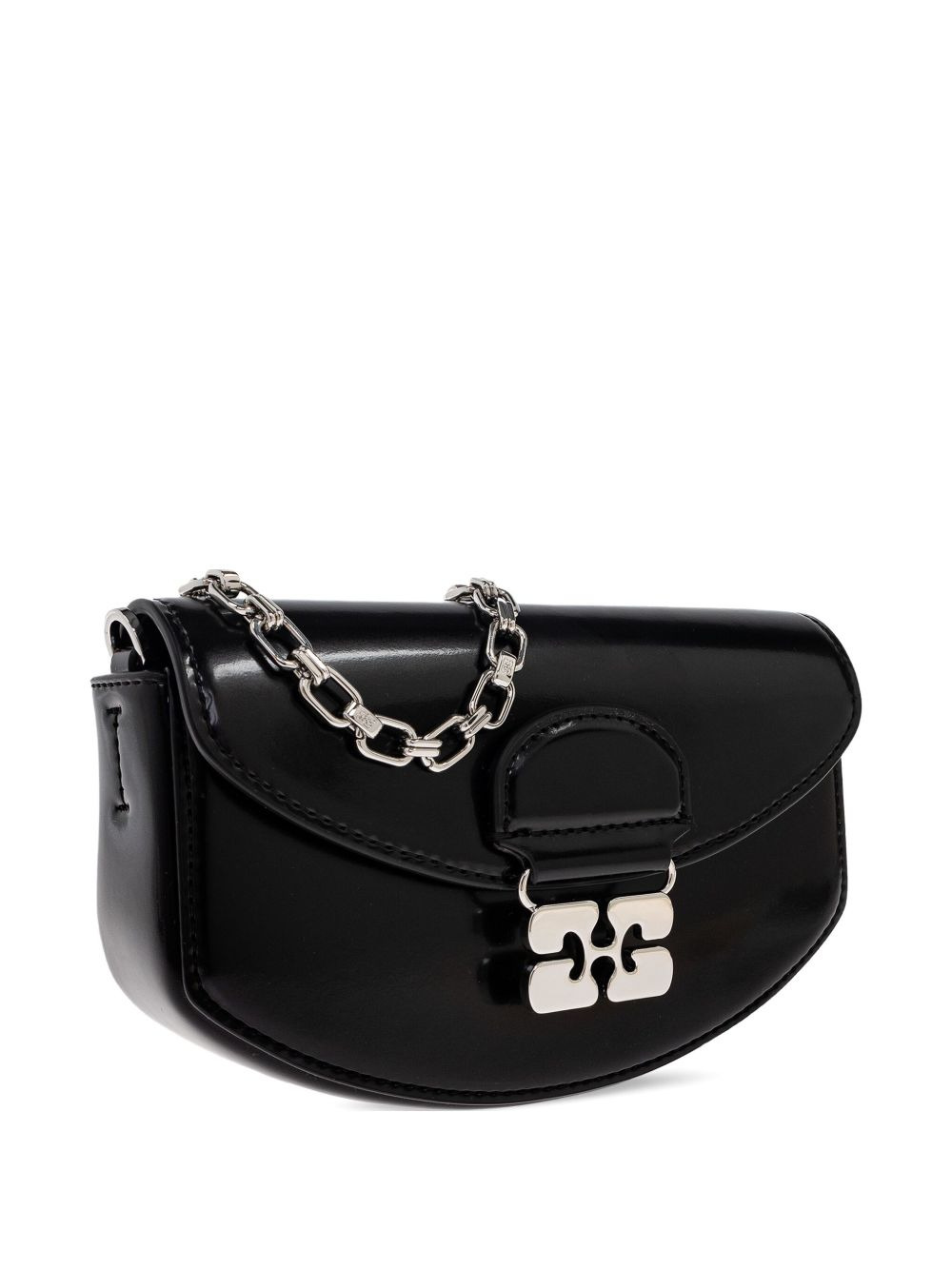 chain-strap half-moon mini bag - 3