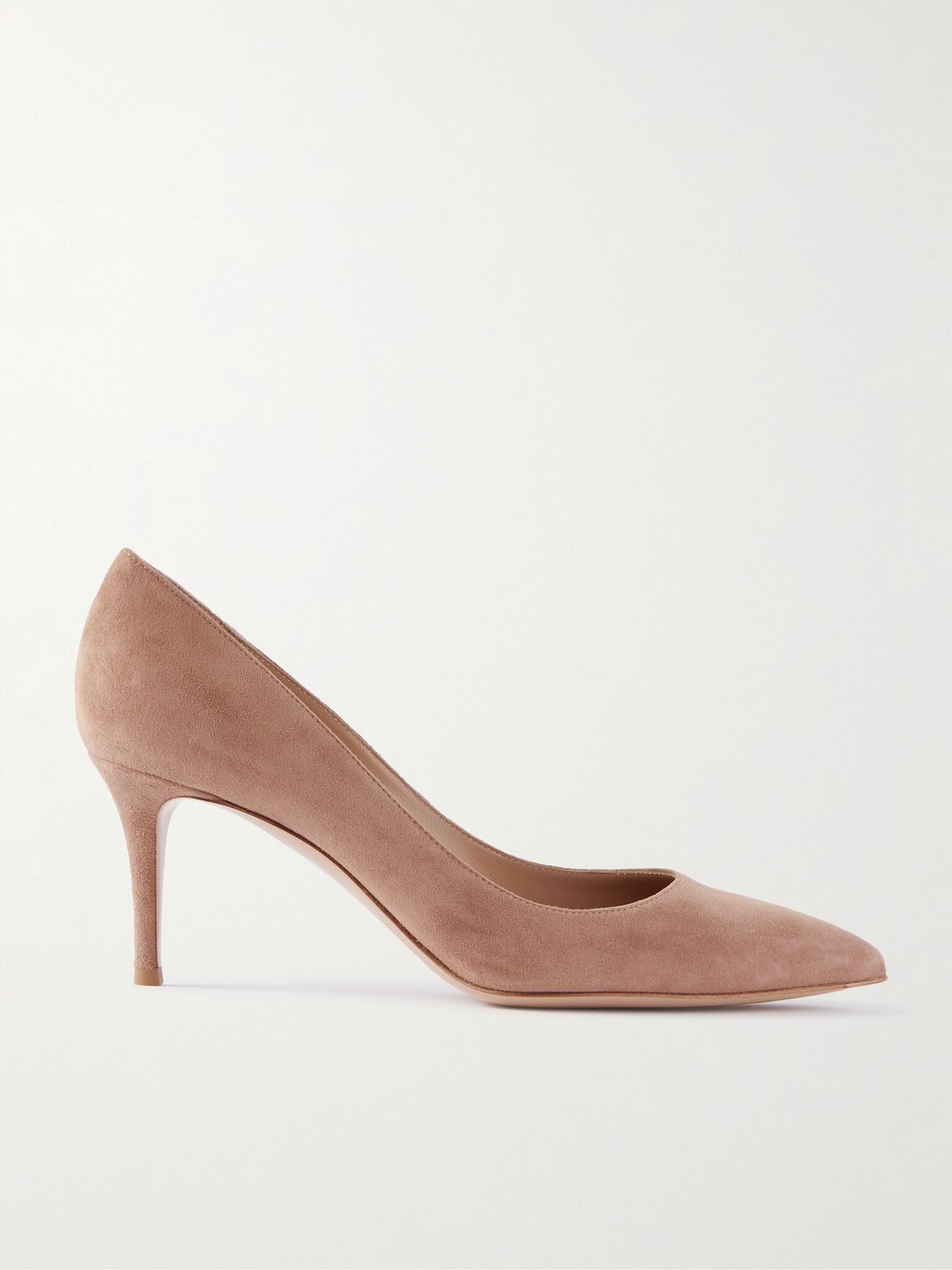 Gianvito 70 suede pumps Neutral - 1