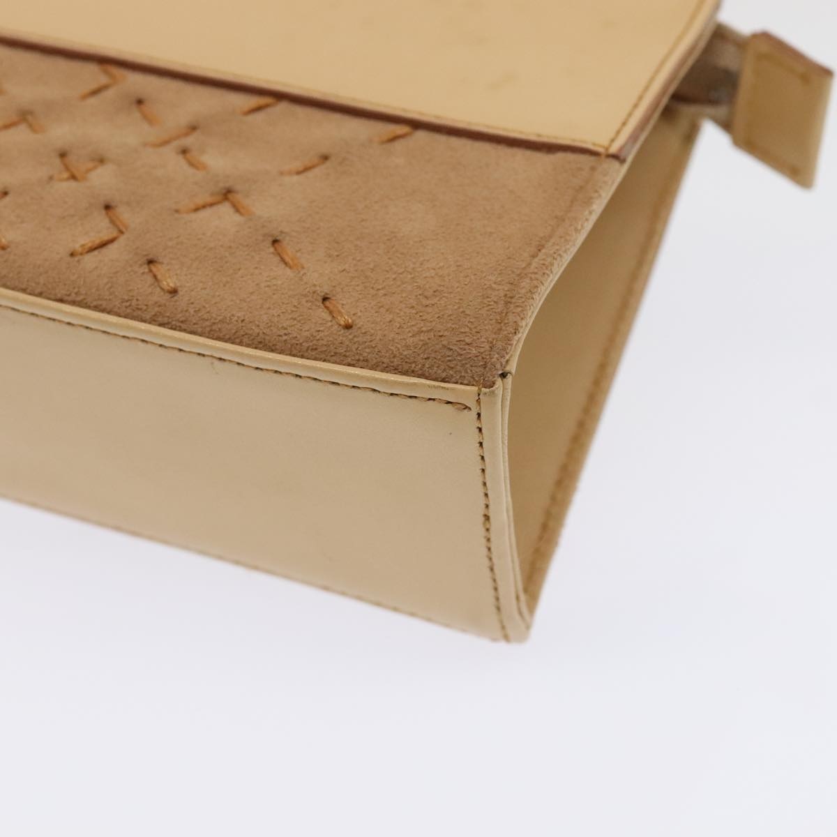 Burberry Hand Bag Leather Beige - 9