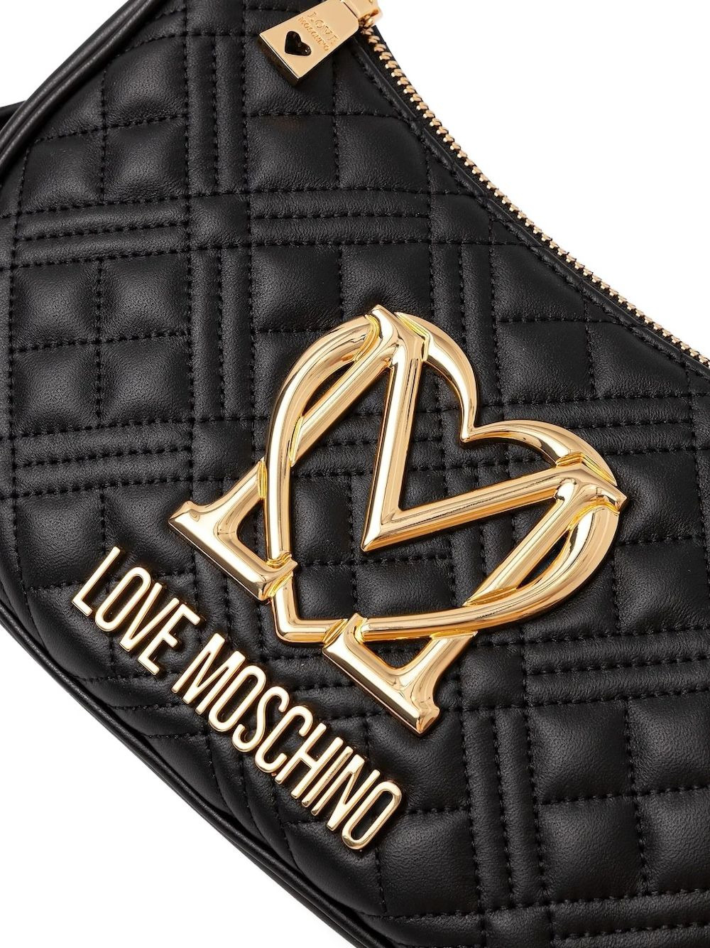 quilted logo shoulder bag - 4