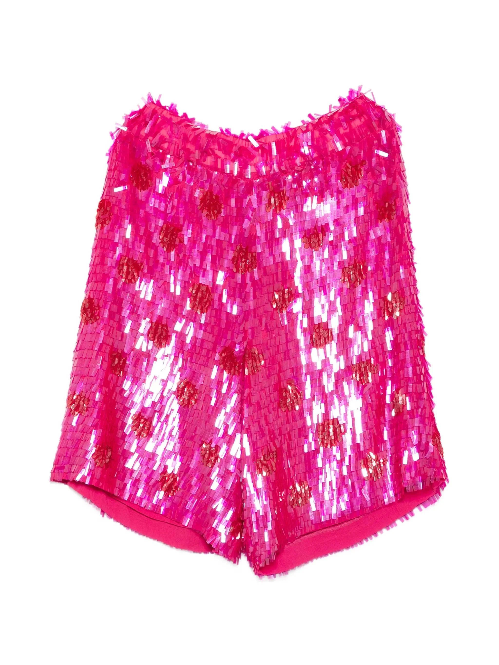 Dries Van Noten Pomy Sequin-embellished Shorts - 1