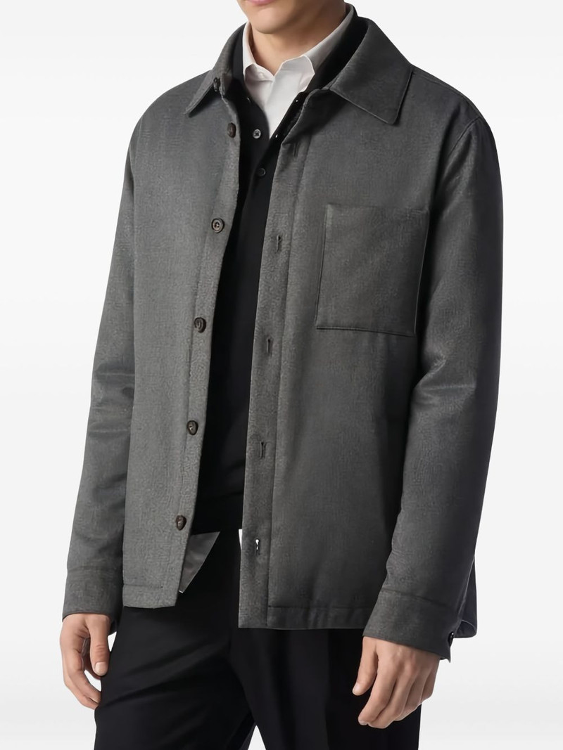 CORNELIANI button-fastening overshirt outlook