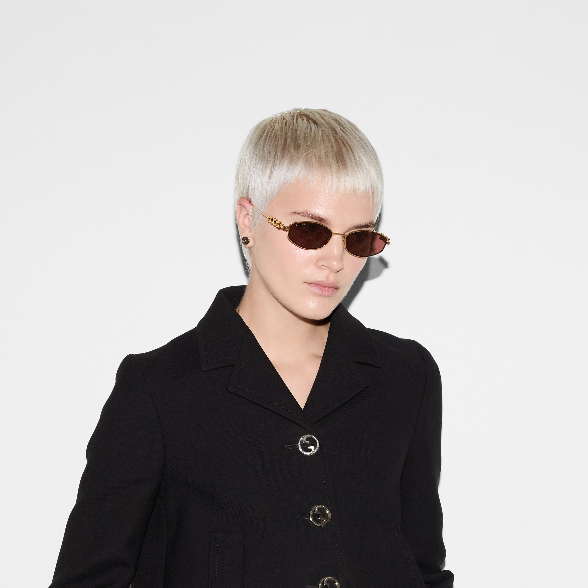 Oval frame sunglasses - 3