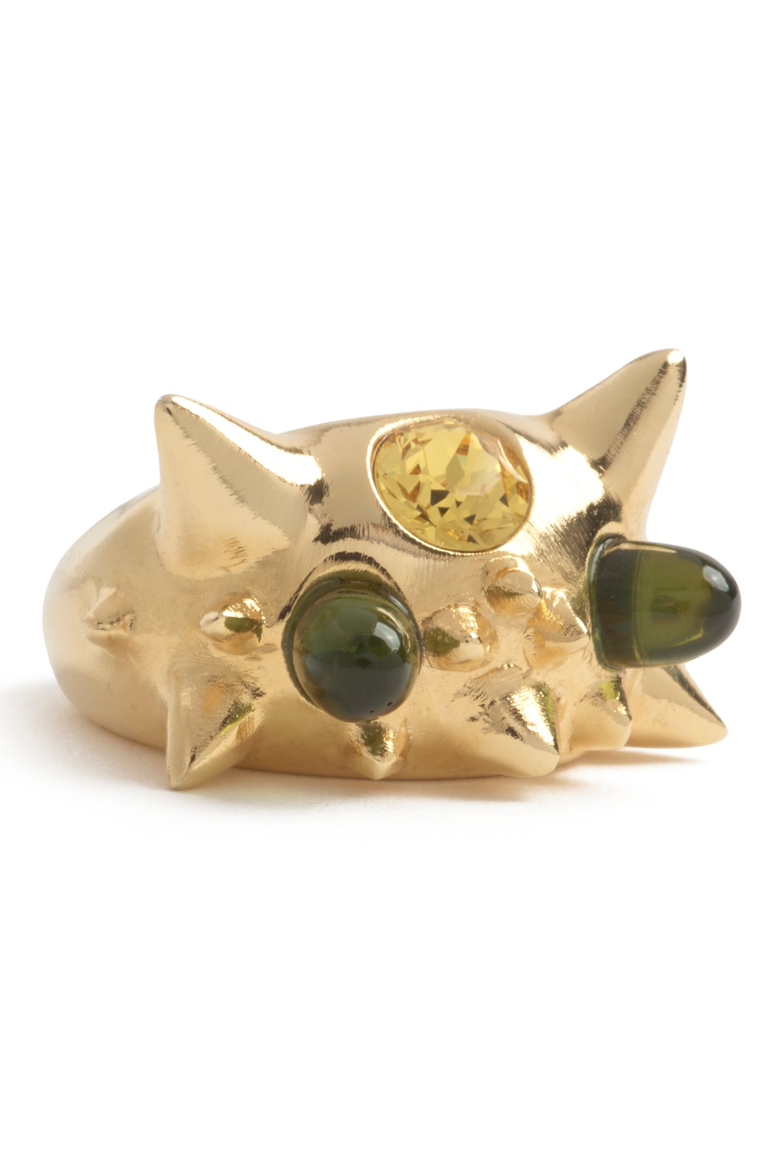 GOLD ALIEN RING - 3