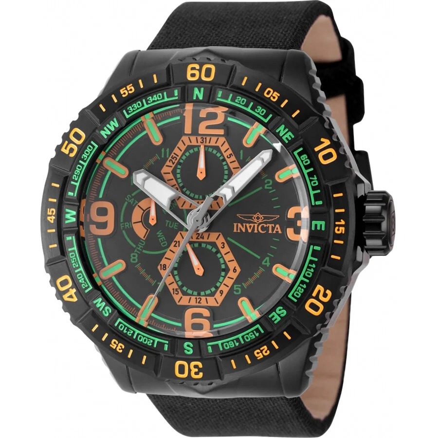 Invicta Coalition Forces Quartz Black Dial Men's Watch 49632 - 1