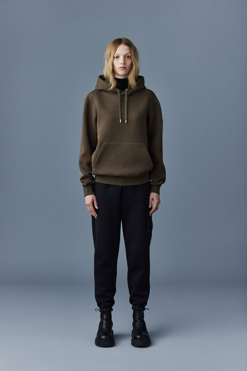 MACKAGE KRYS hoodie with velvet embroidery outlook