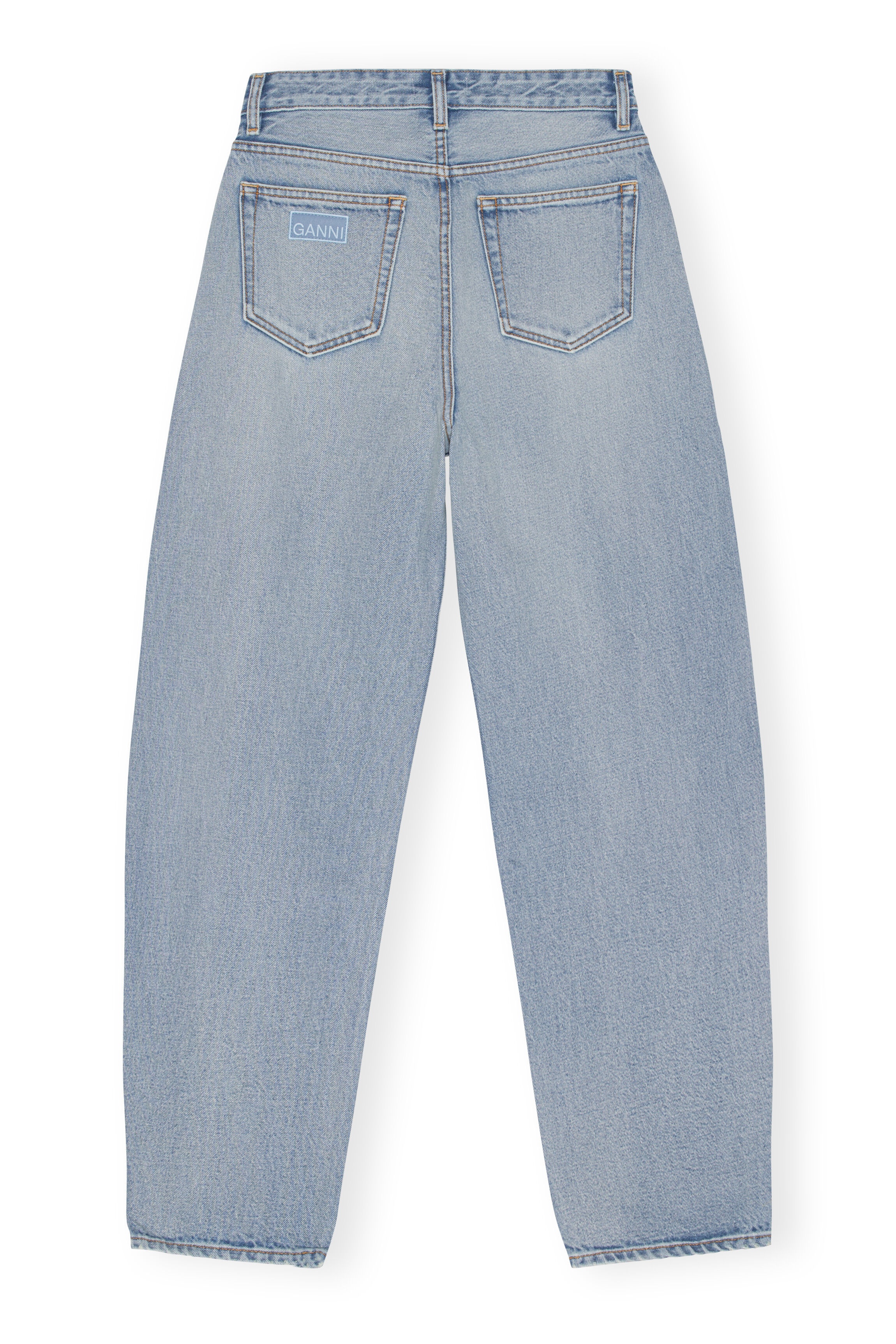 GANNI LIGHT BLUE VINTAGE STARY JEANS | REVERSIBLE