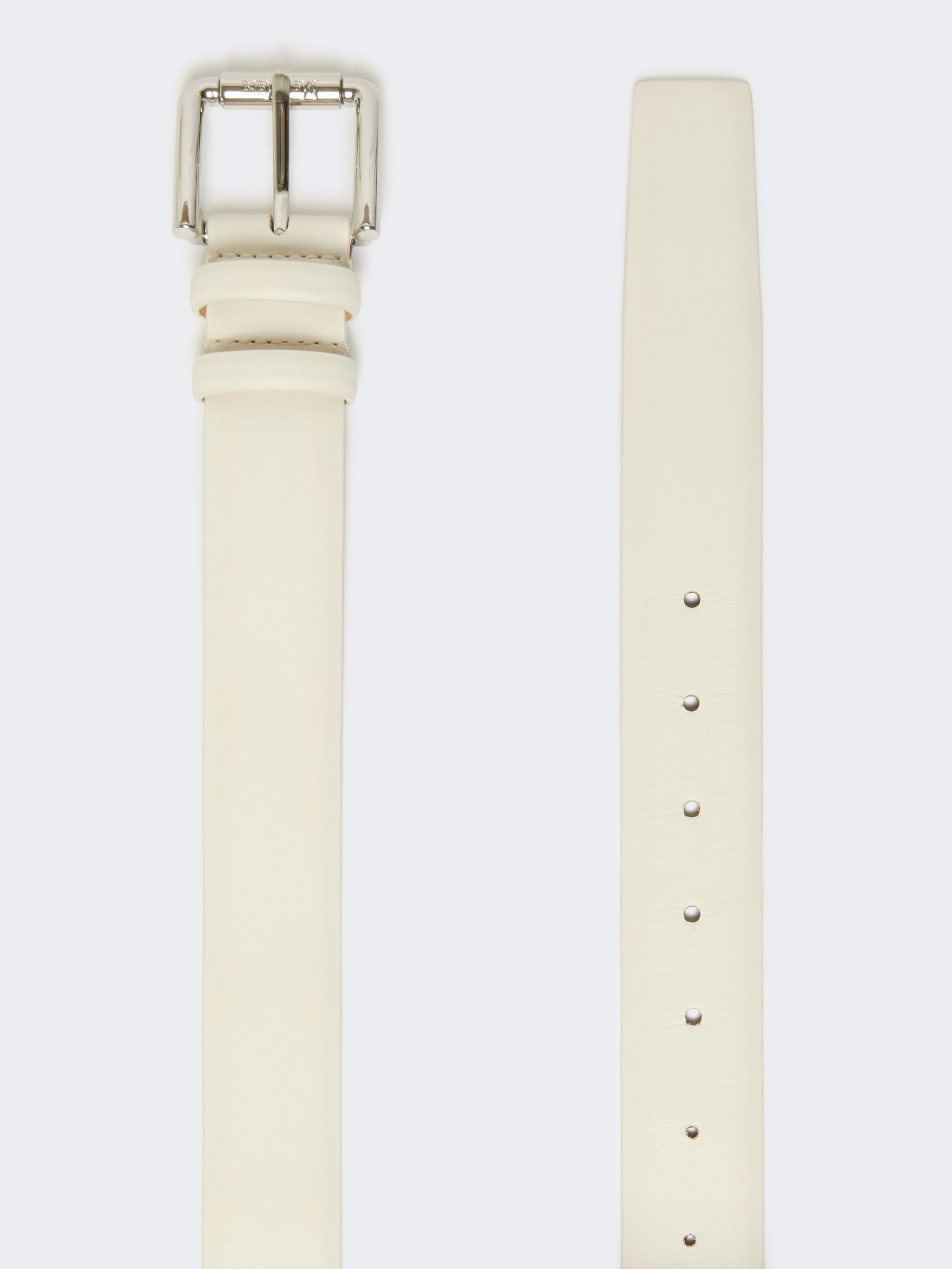 NEWBUCKLE35 Natural leather belt - 2