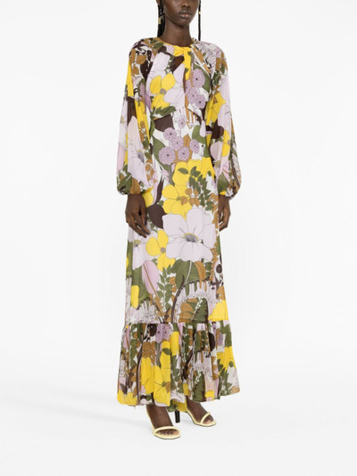 La DoubleJ Eve cut-out floral-print dress outlook