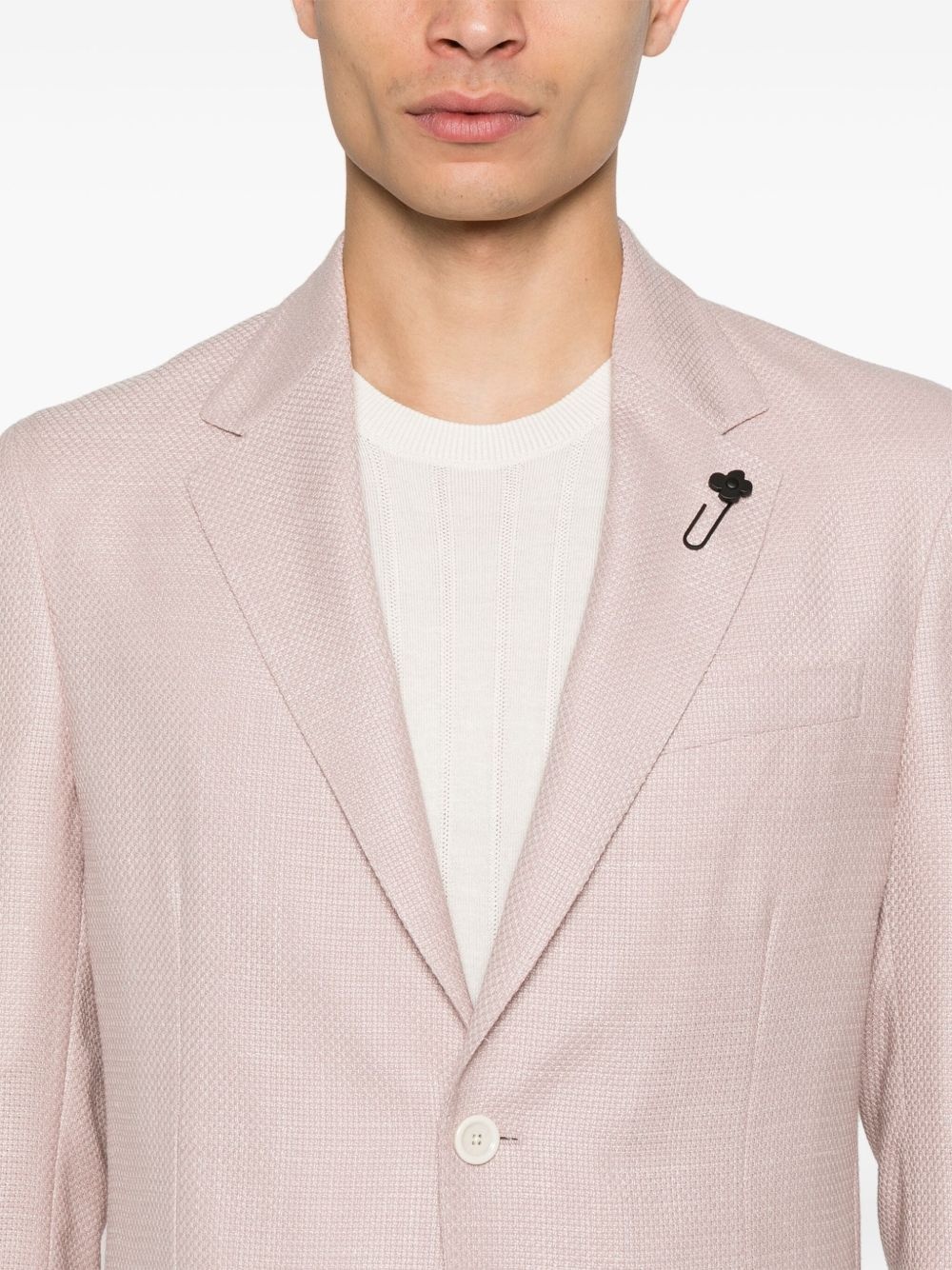 single-breasted blazer - 5