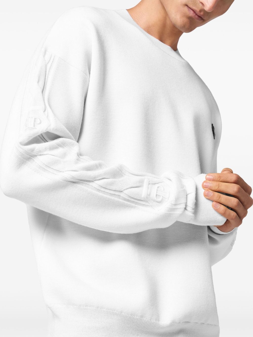 logo-patch sweatshirt - 4