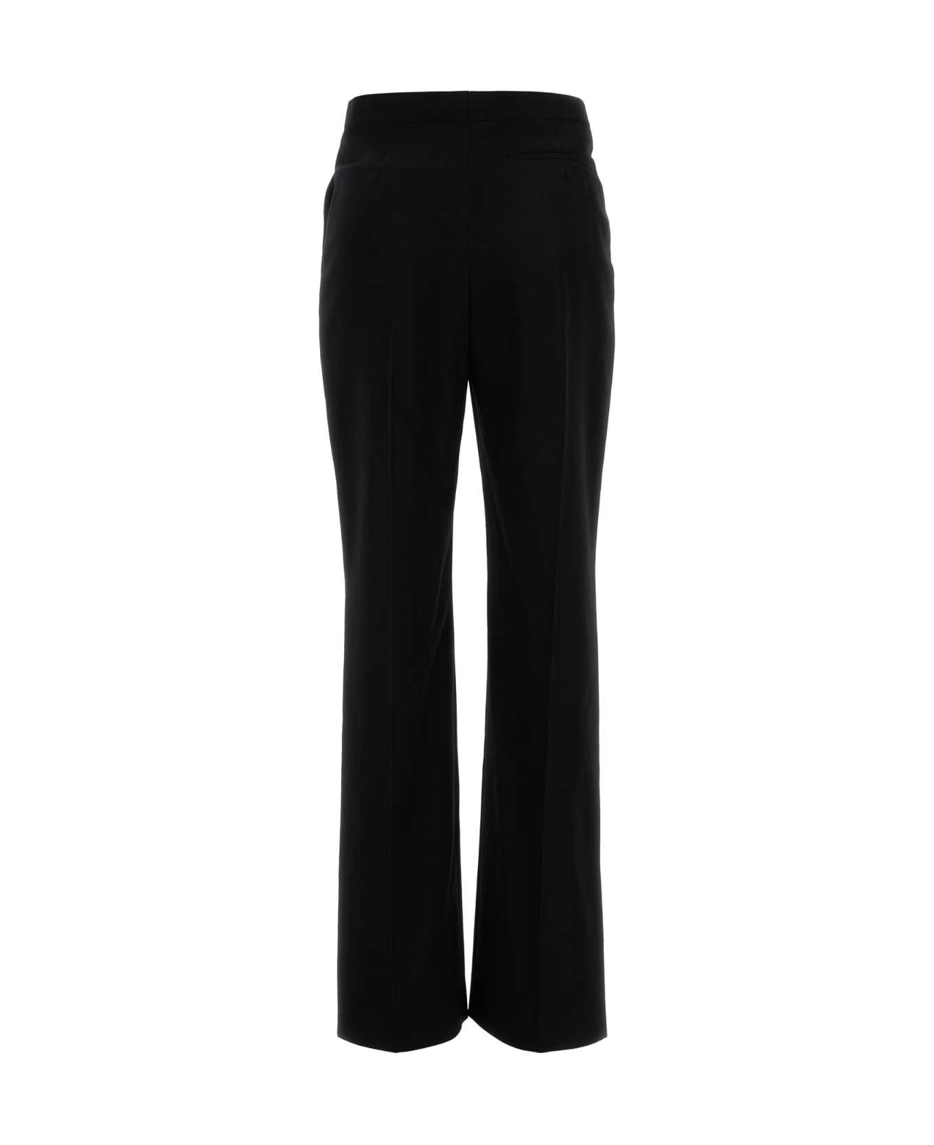 Black Wool Pant - 2