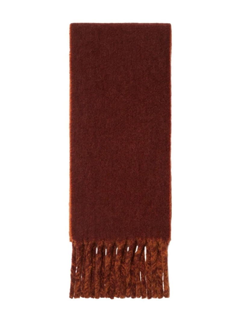 Burberry reversible fringed scarf outlook