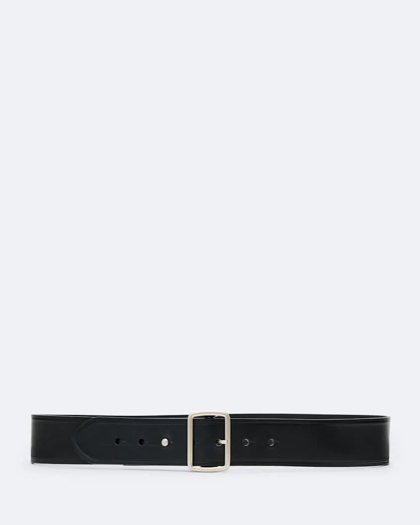 GEORGE COLLAR-STUD LEATHER BELT - 1