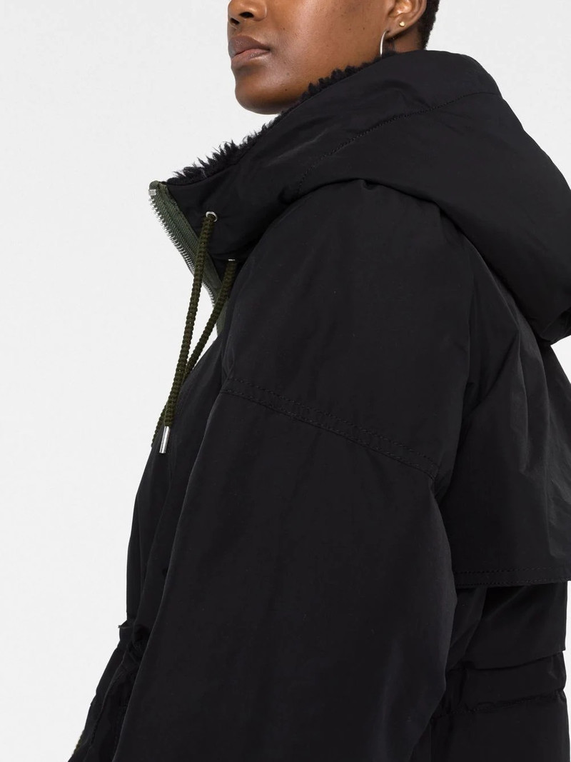 drawstring hooded parka 5