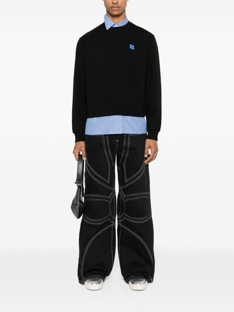 ADER error logo-patch cotton sweatshirt outlook