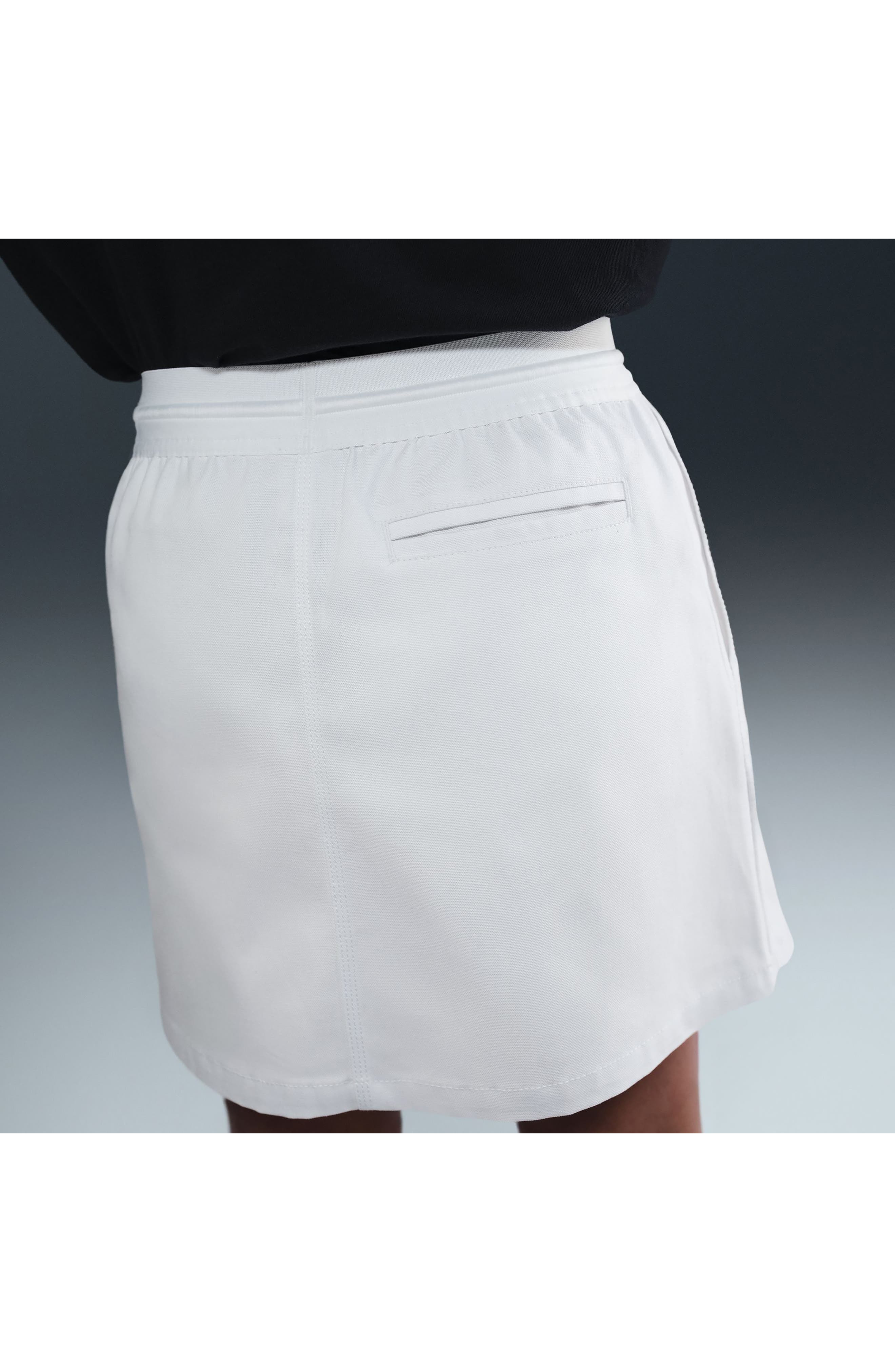 Nike Sportswear Cargo Skirt in Summit White/Black at Nordstrom - 7
