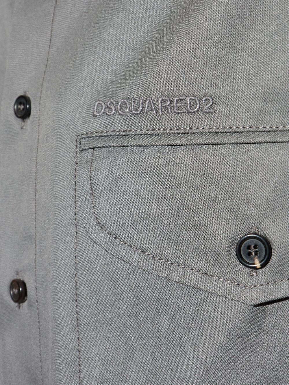 double-pocket cotton shirt - 5