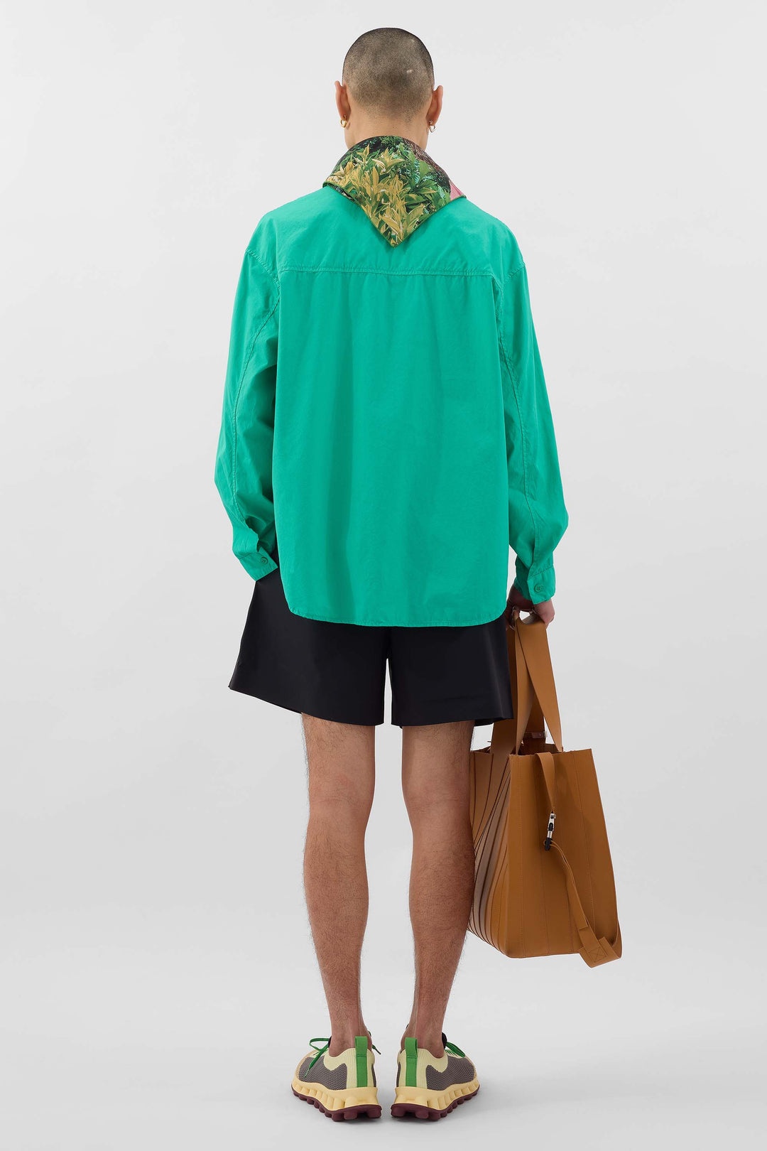 OVER SHIRT / peacock green - 4
