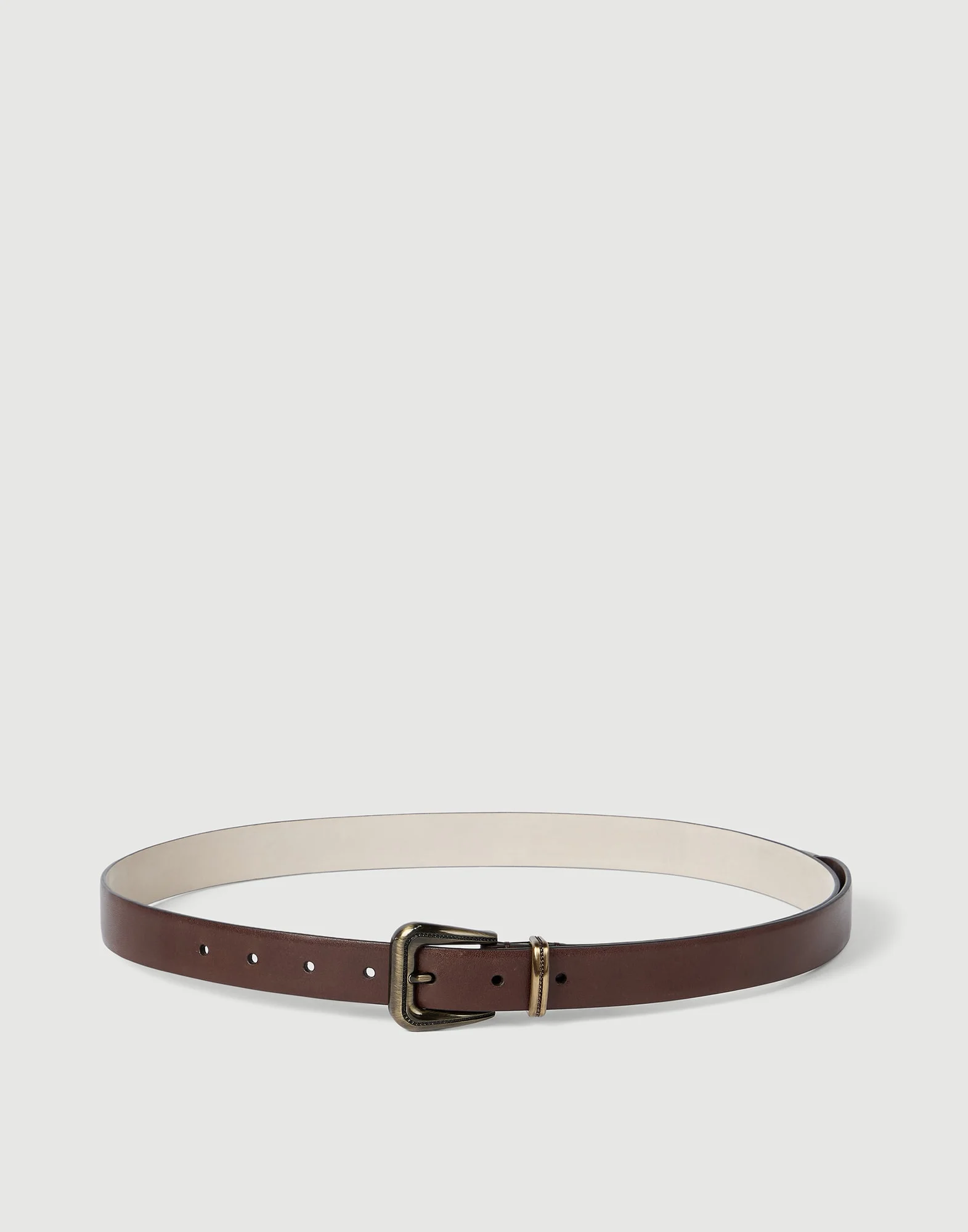 Cowhide belt with monili - 1