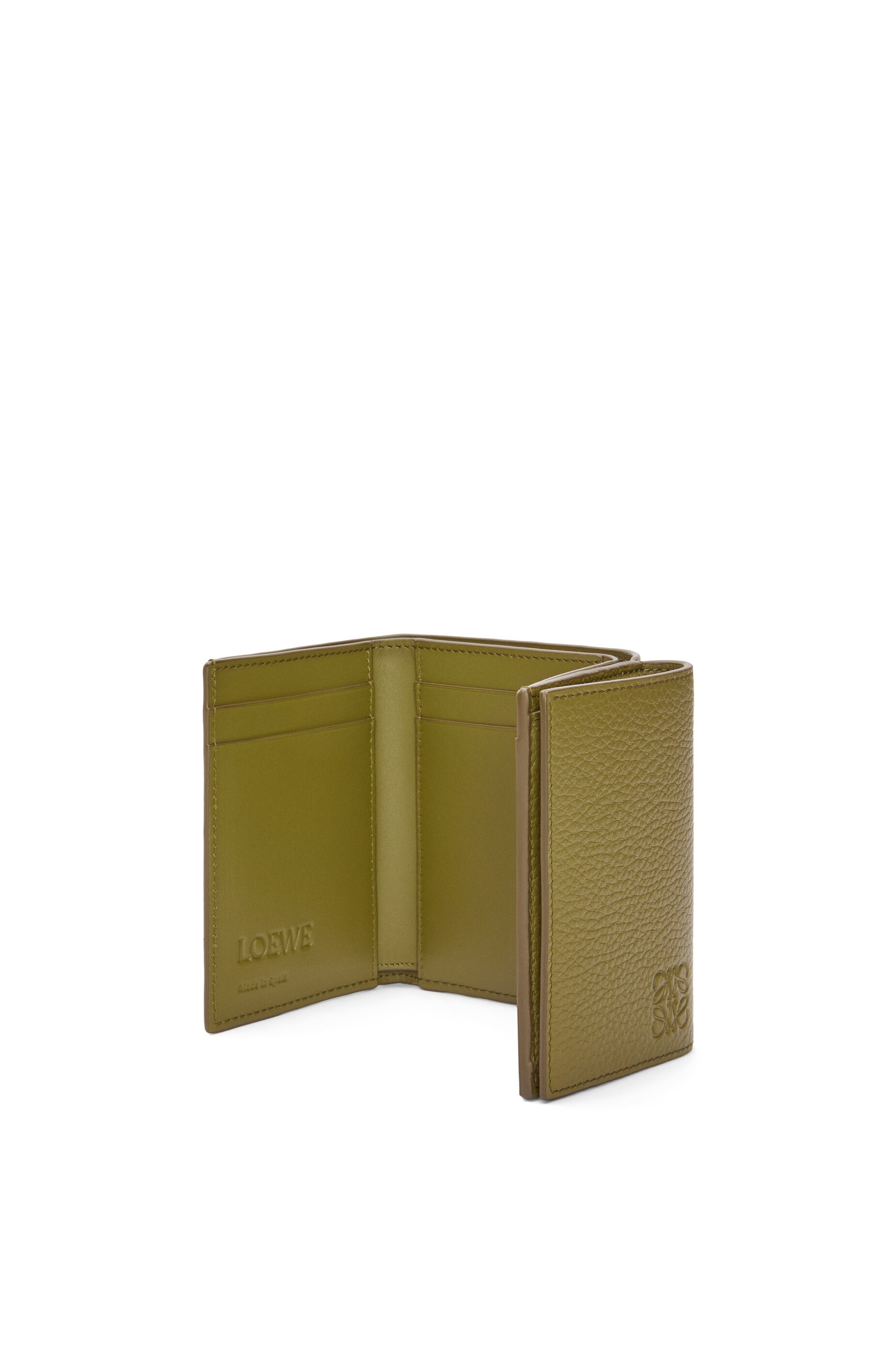 Trifold wallet in soft grained calfskin - 4