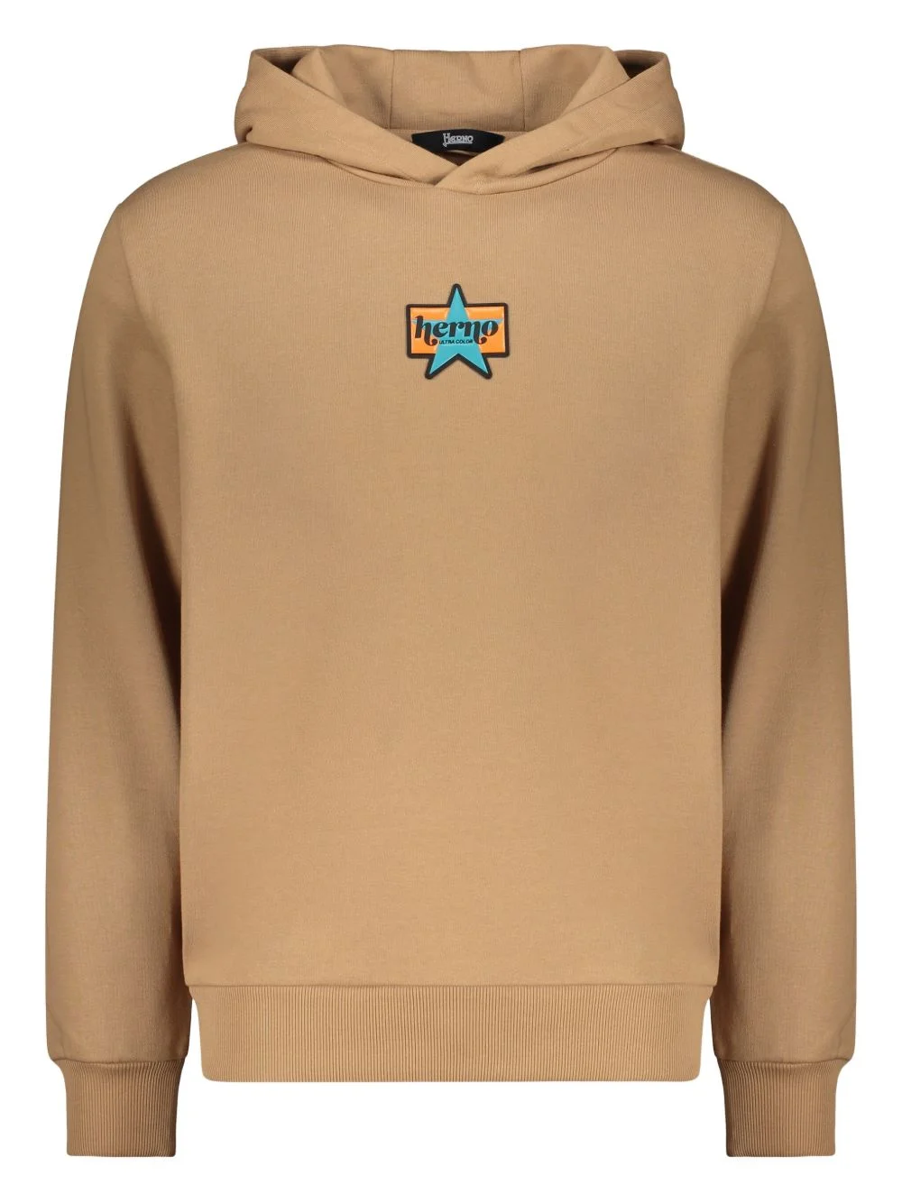 logo-patch hoodie - 1